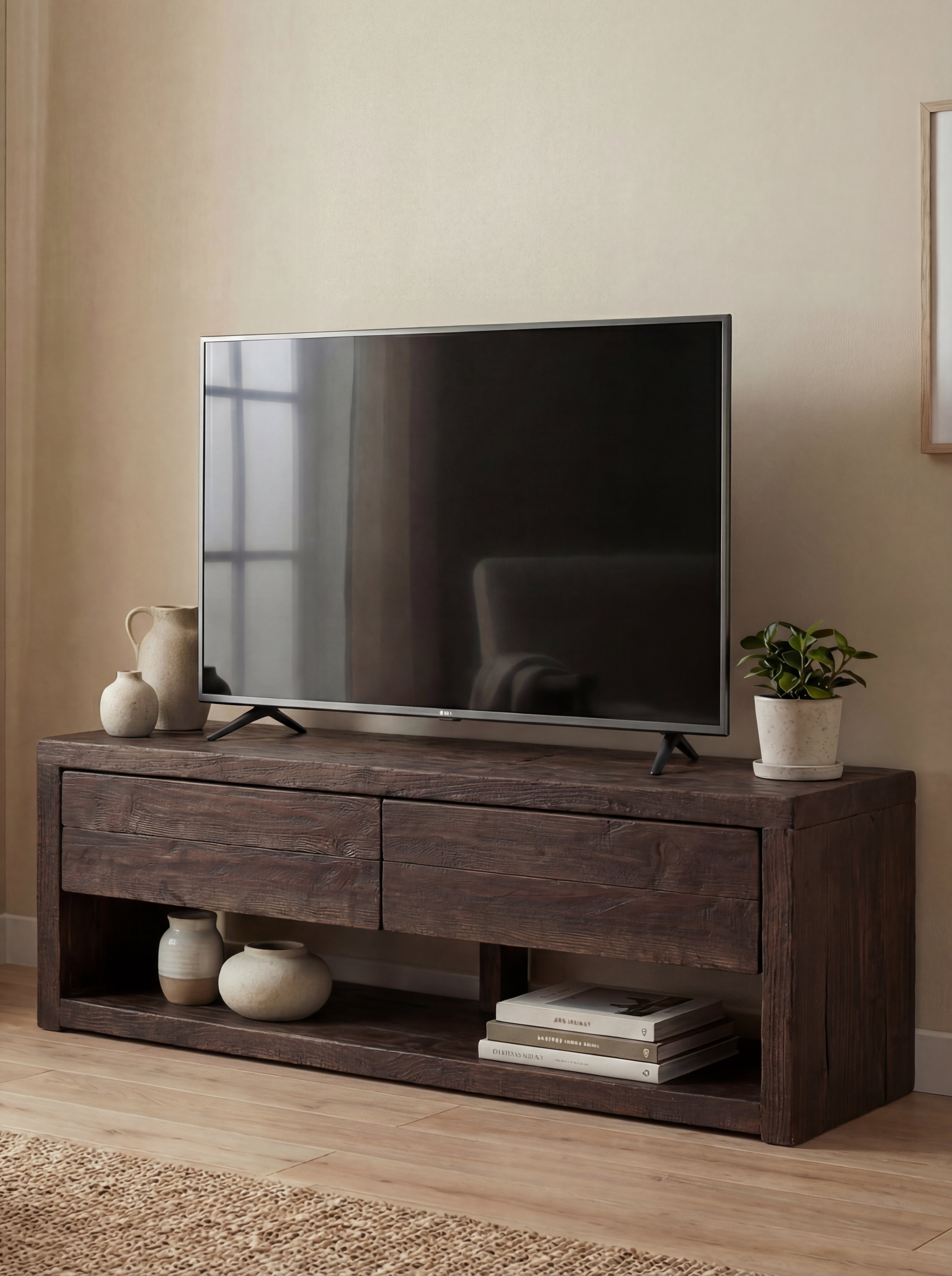 Pandon TV Stand 2 Drawers And Storage - TV Stands