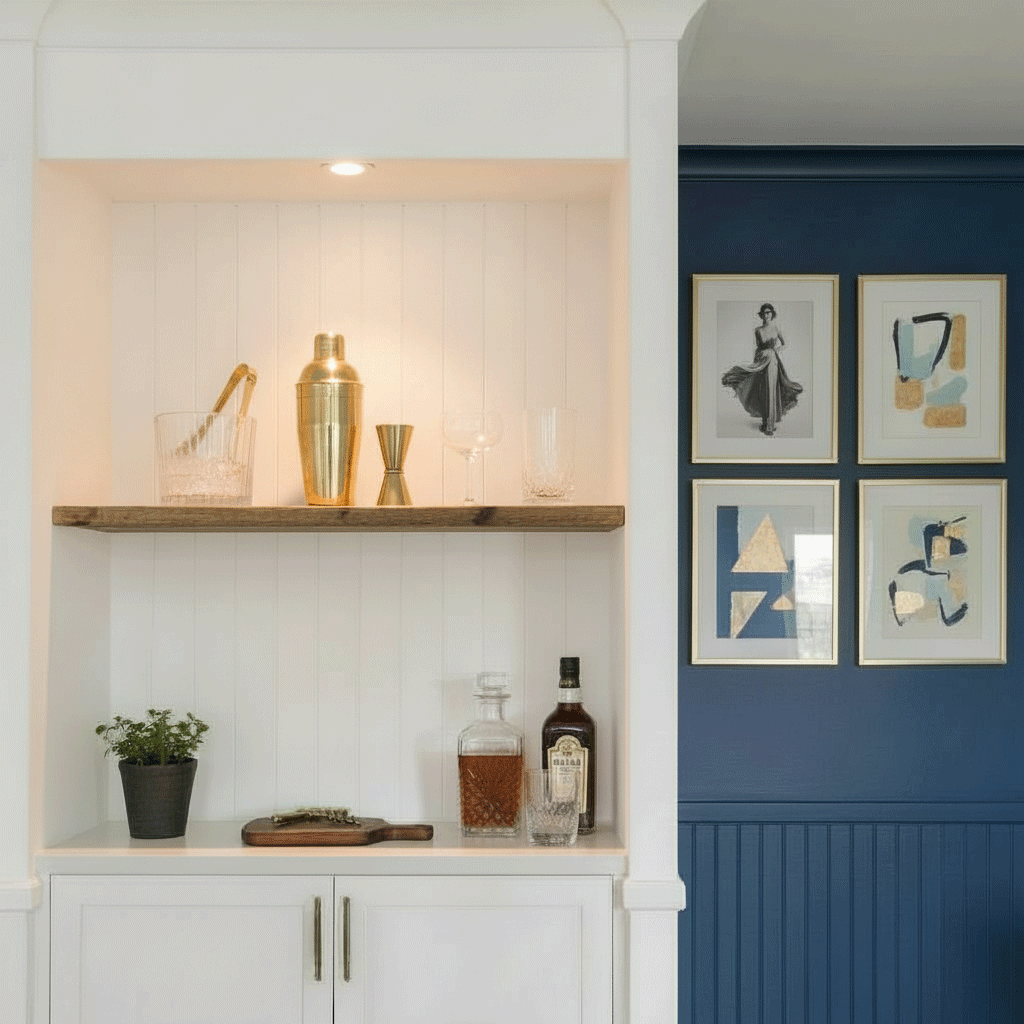 Rustic Floating Shelf - 14.5cm x 3.5cm