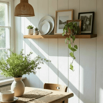 Rustic Floating Shelf - 14.5cm x 4.5cm