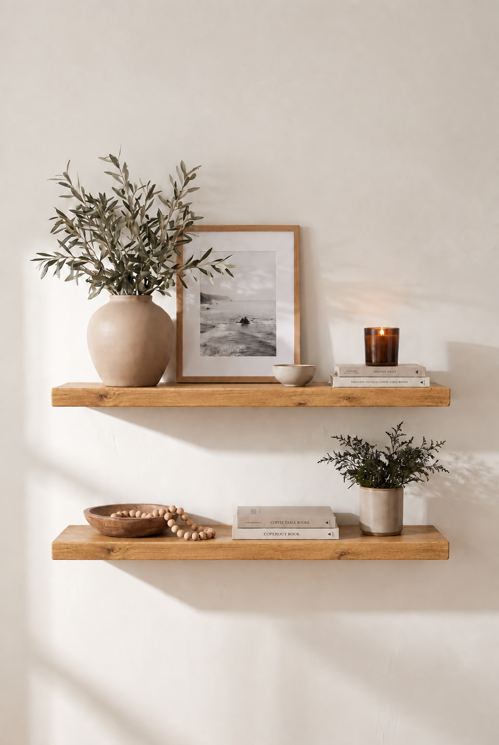 Rustic Floating Shelf - 29cm x 4.5cm - Floating Shelves