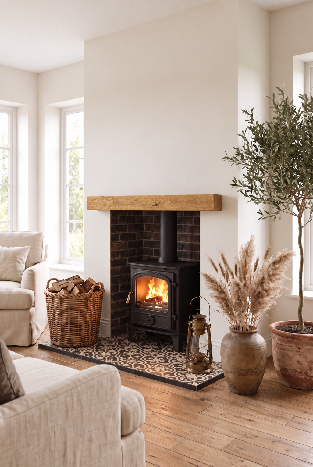 Rustic Mantel Beam - 9.5cm x 9.5cm