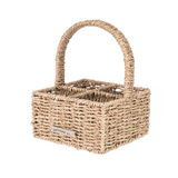 Seagrass Condiment Caddy With Compartments -