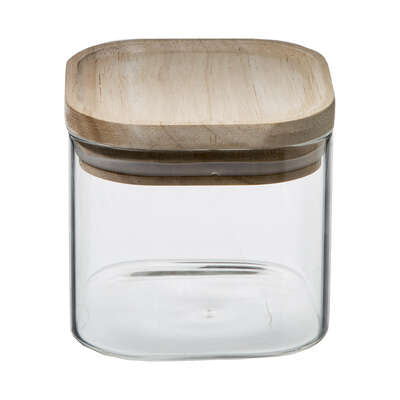 Set Of 3 Storage Jars With Lids -