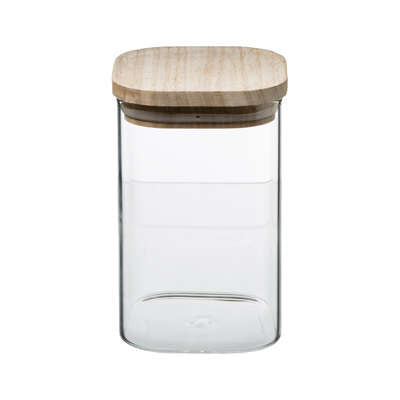 Set Of 3 Storage Jars With Lids -