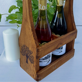 Wooden Wine Gift Carrier -