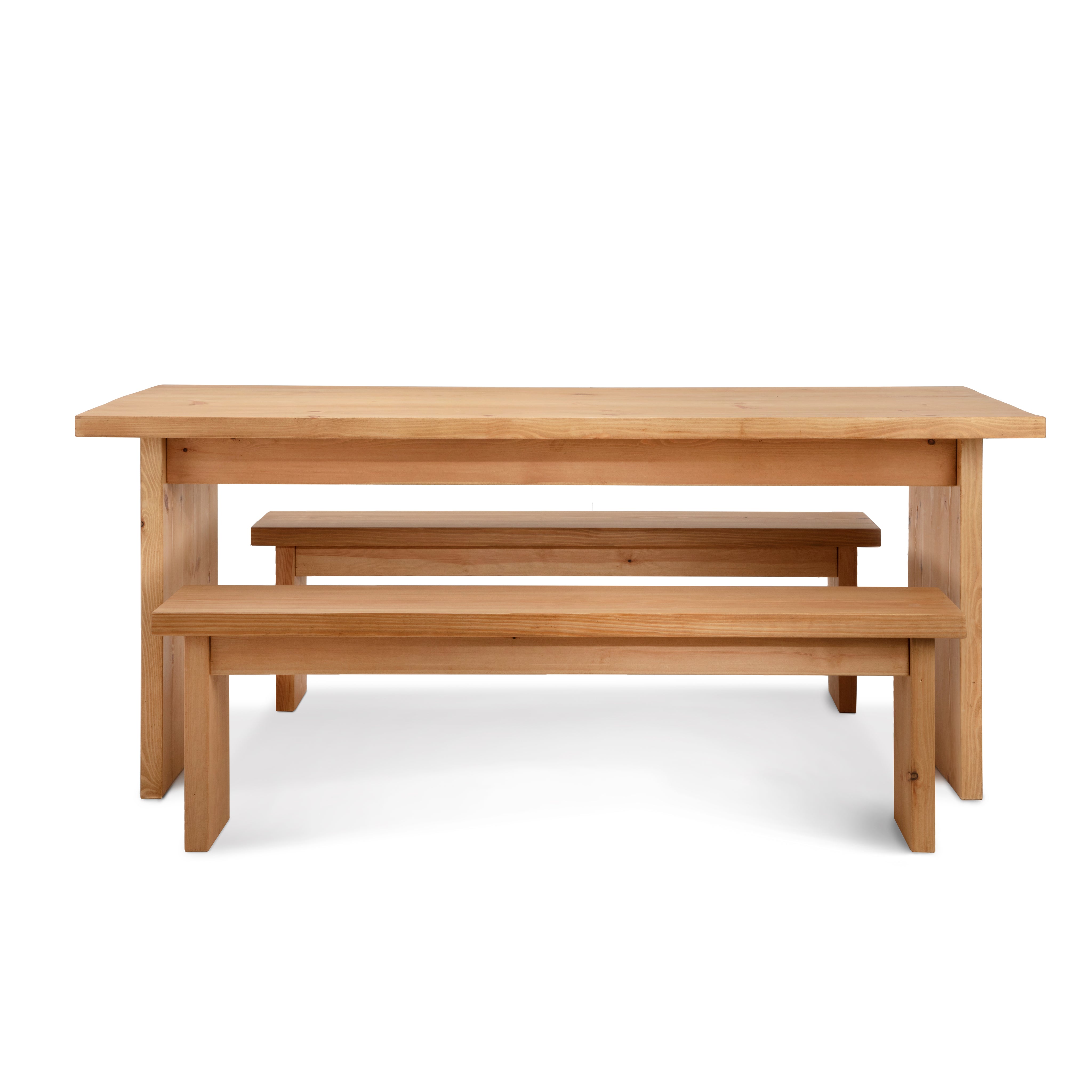 Wylam Dining Table And Benches -