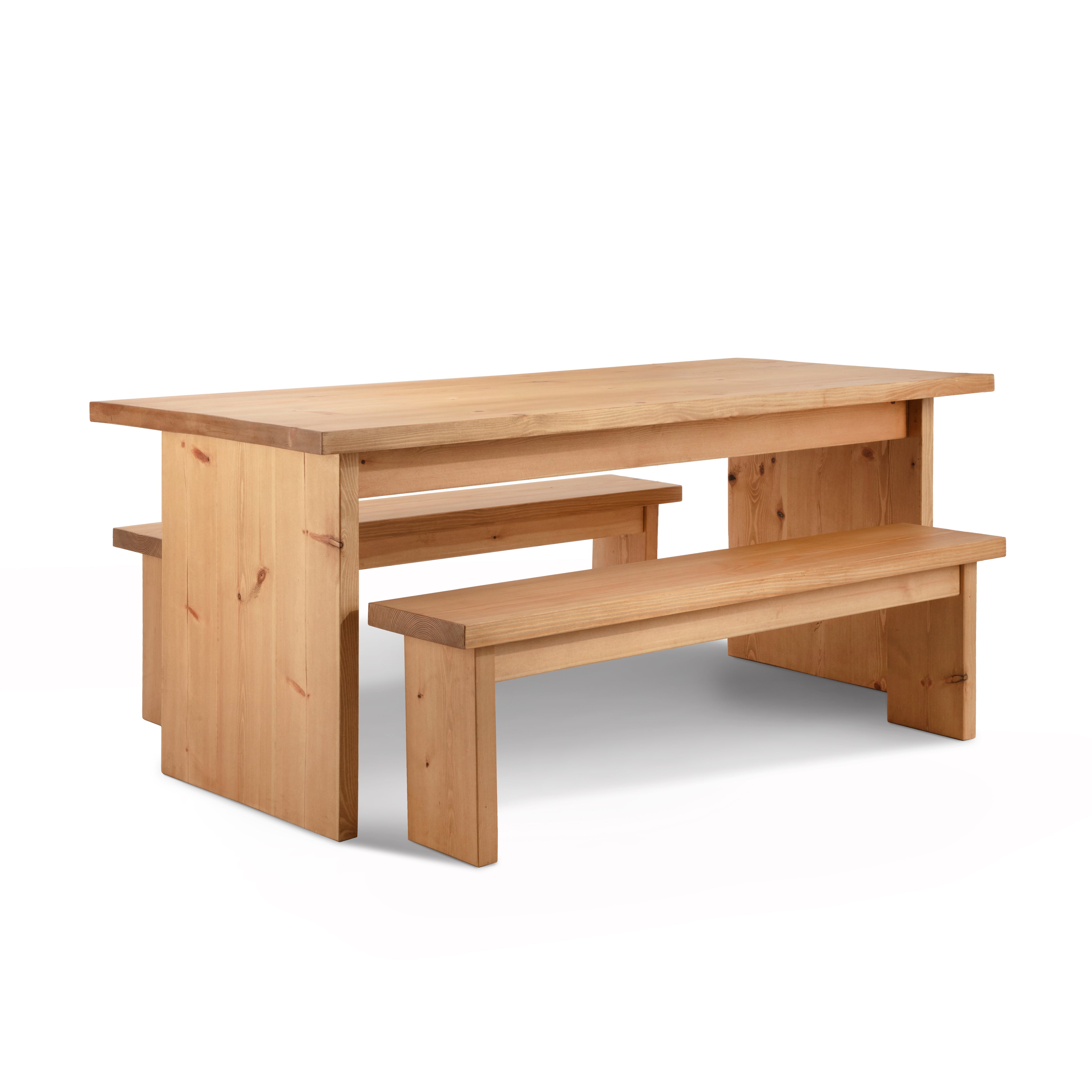 Wylam Dining Table And Benches -