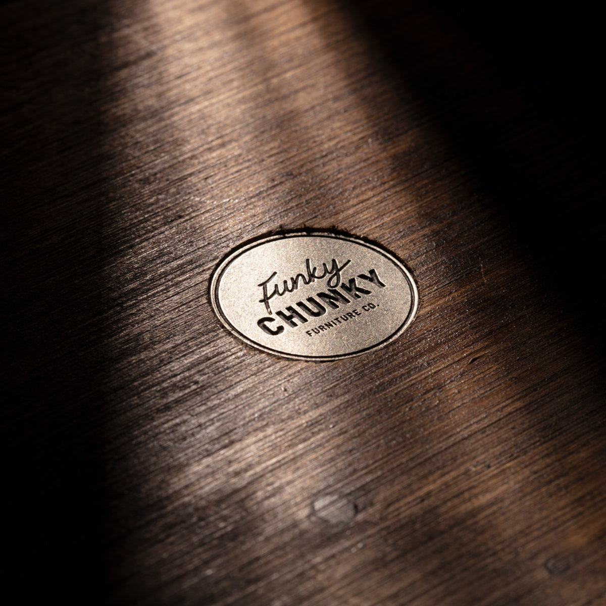 Causey Rustic Wooden Shelf with Brackets - 22cm x 3.5cm