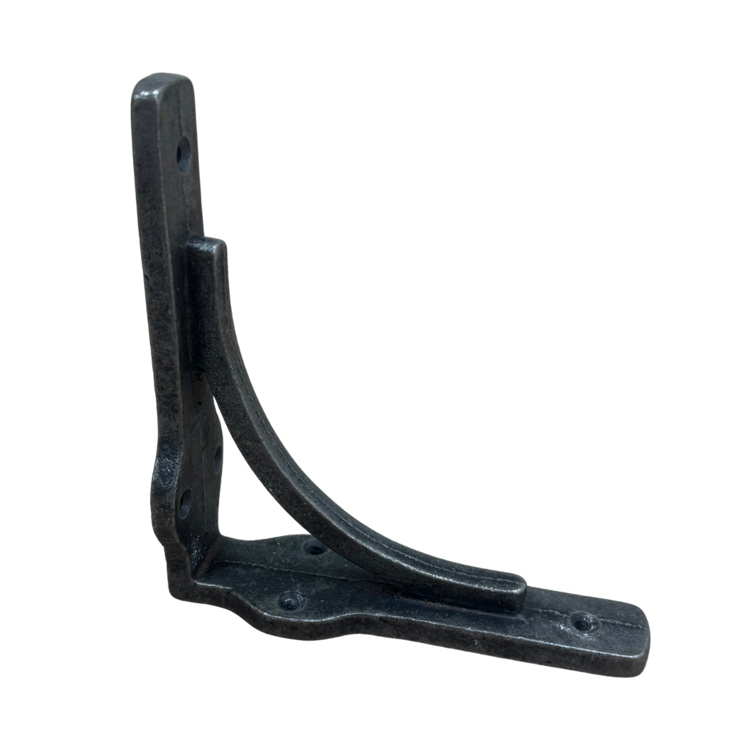 Birtley Iron Rustic Wooden Shelf with Brackets - 22cm x 3.5cm -