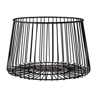 Black Metal Fruit Basket - Tableware & Entertaining