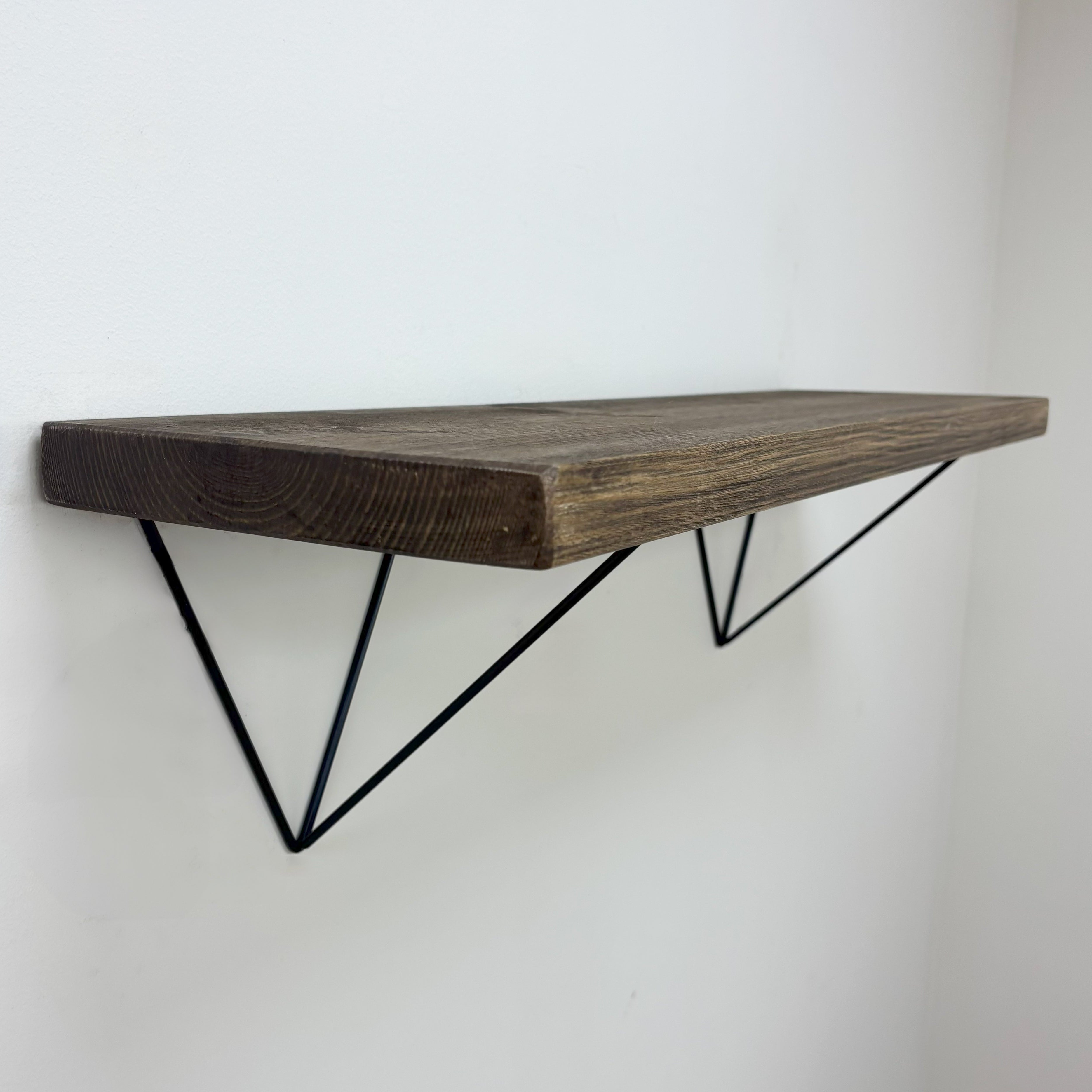 Bowes Black Metal Shelf Bracket