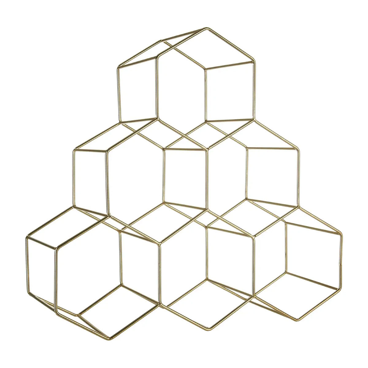Brass Metal Wine Rack - Wine Racks