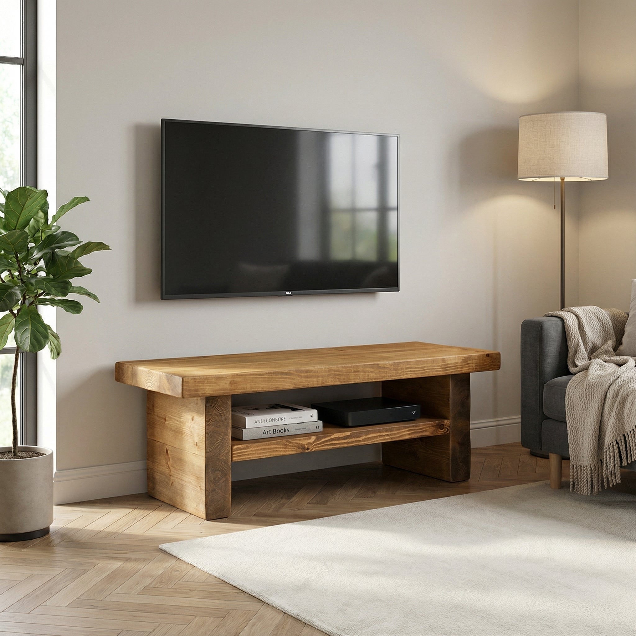 Chopwell Tall TV Stand With Storage