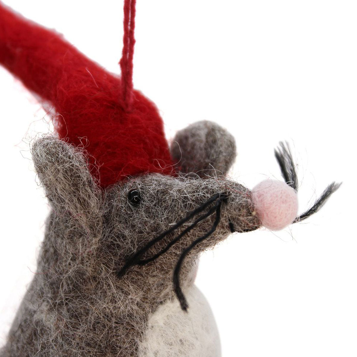 Christmas Mouse Hanging Decoration - Christmas Decorations