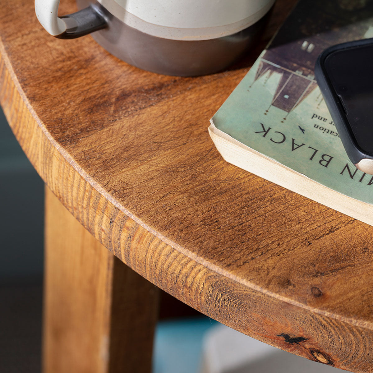 Cleadon Round Bedside Table - Beds & Accessories