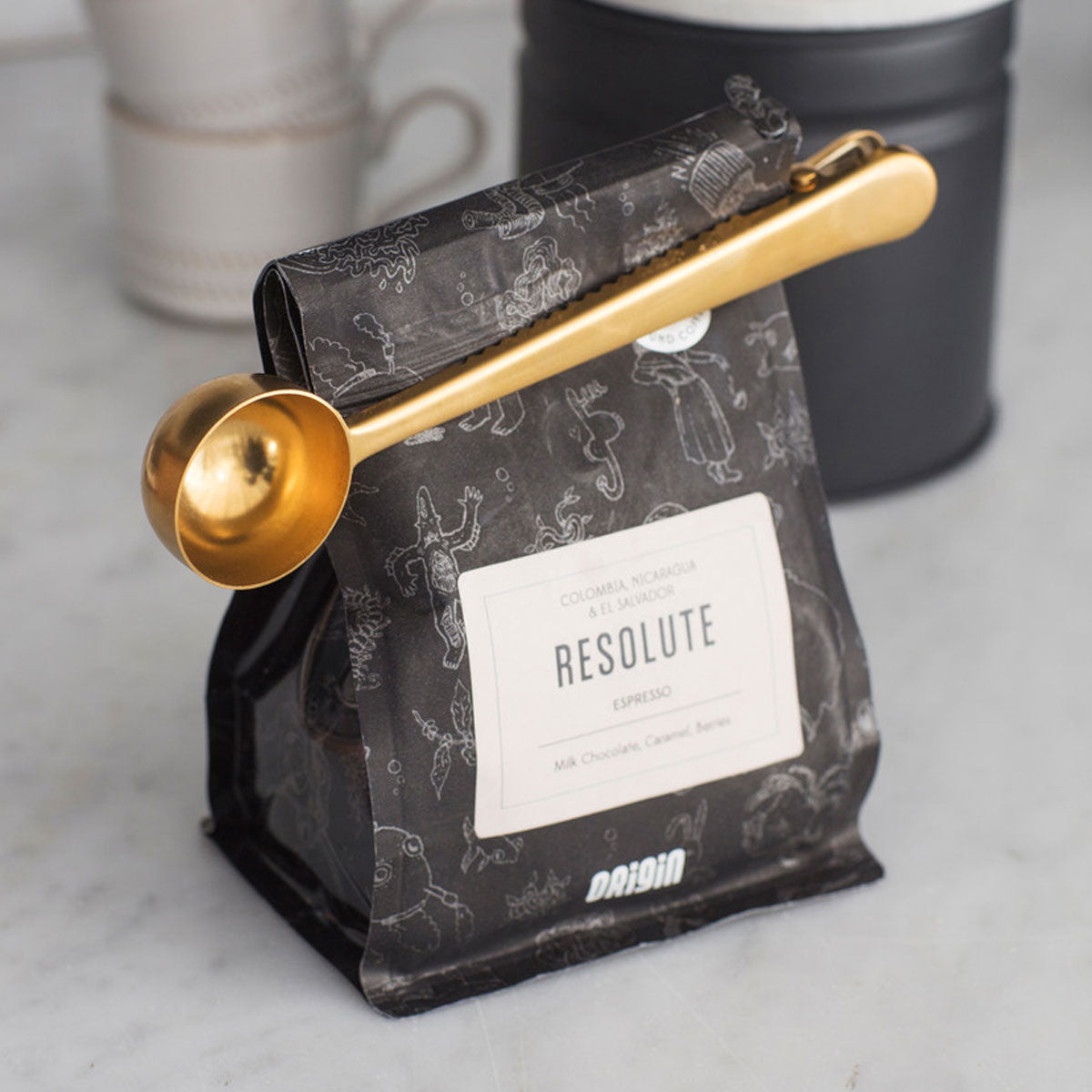 Coffee Scoop Clip -