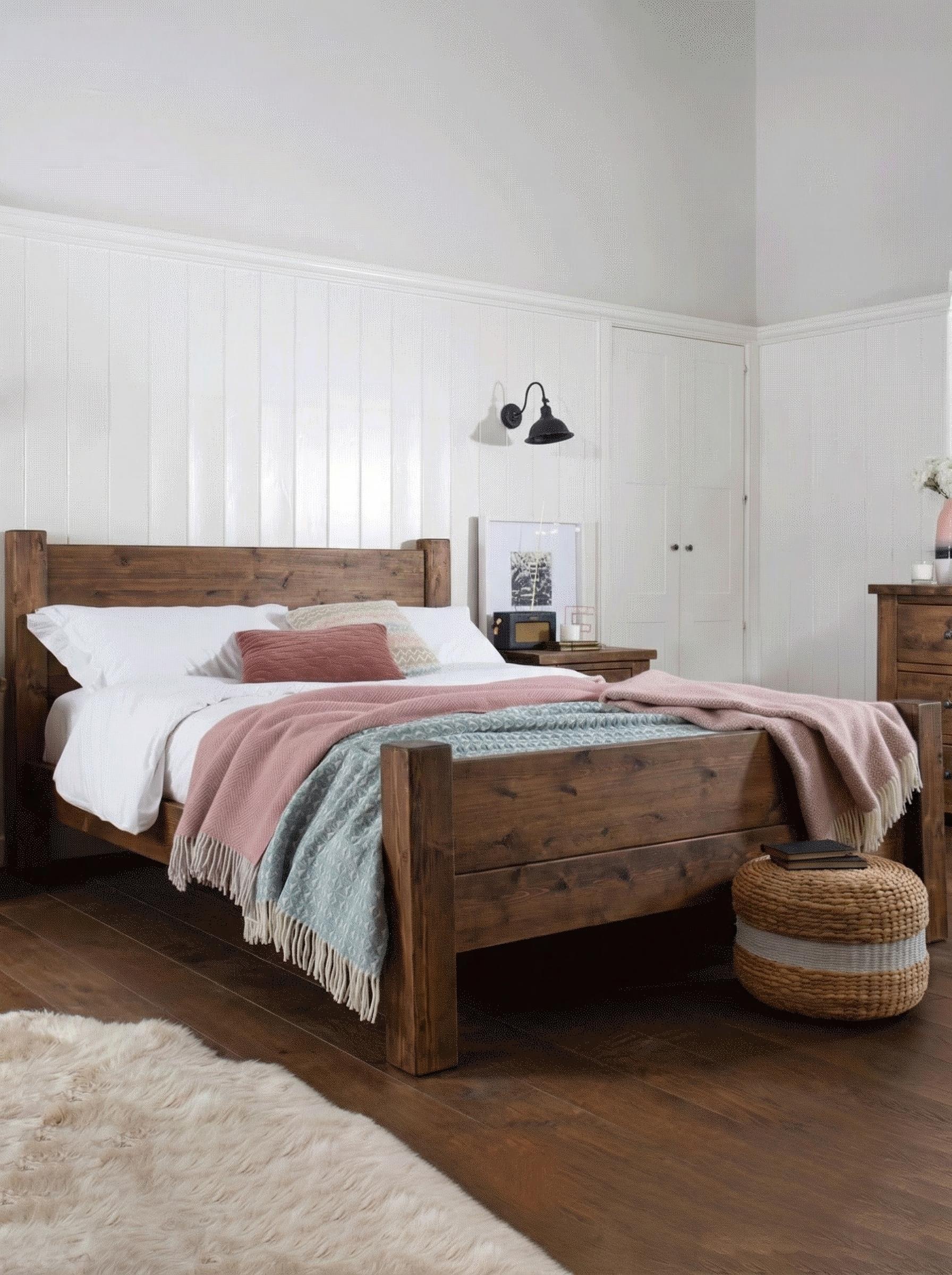 Coleridge Bed Frame With Footboard - Bed Frames