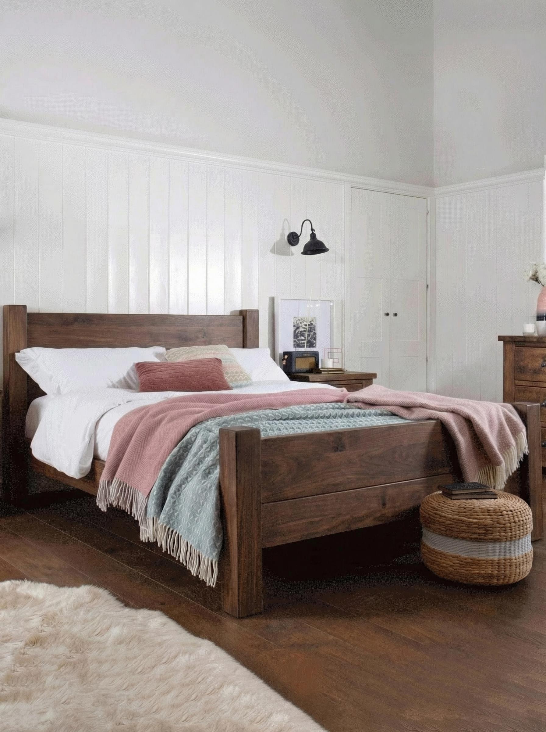 Coleridge Bed Frame With Footboard - Bed Frames