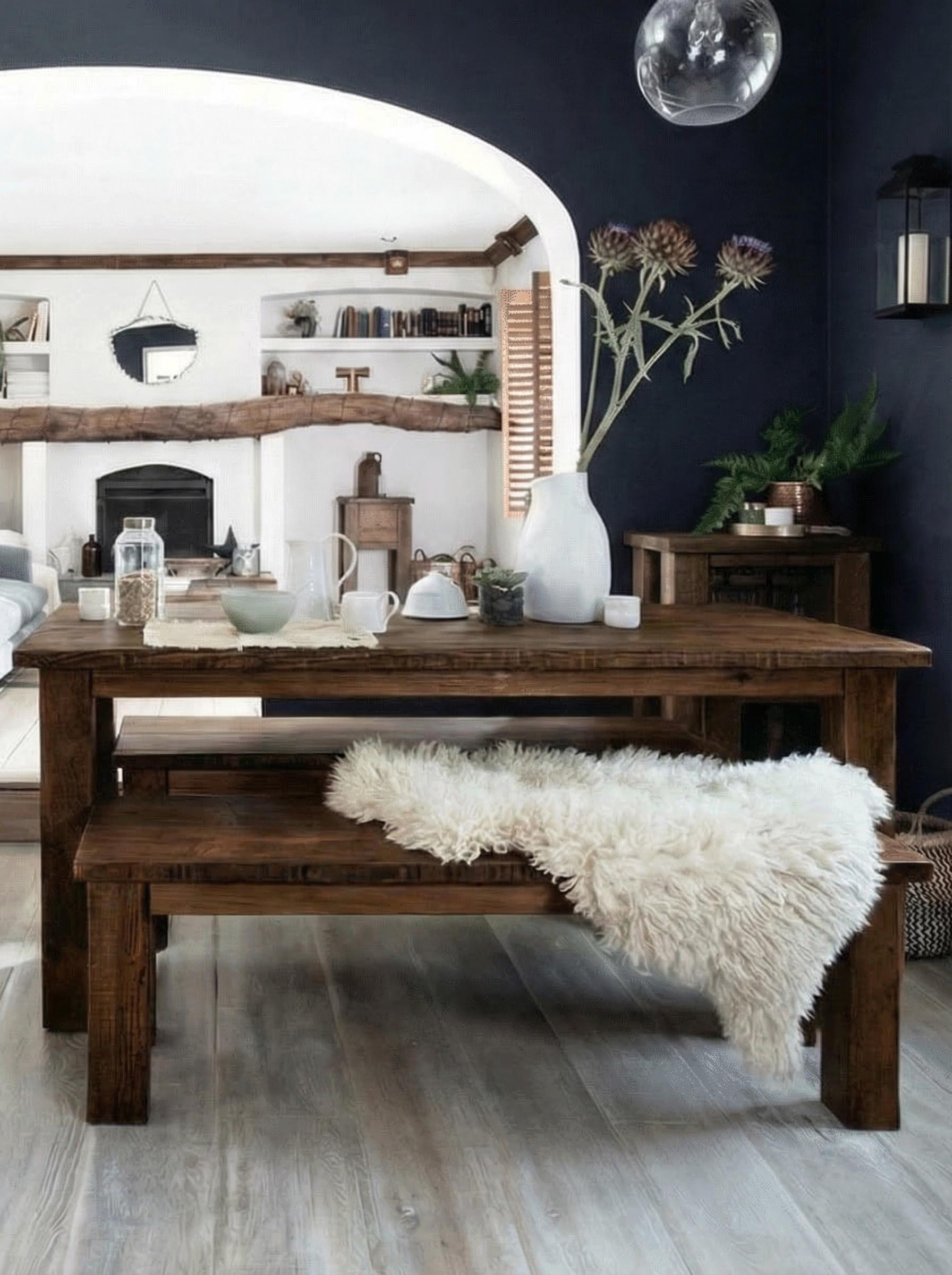 Coleridge Dining Table and Benches - Dining Table and Benches Sets