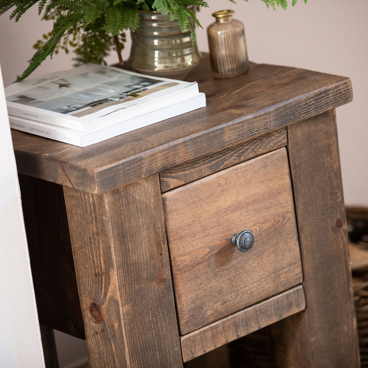 Coleridge Side Table with Drawer -