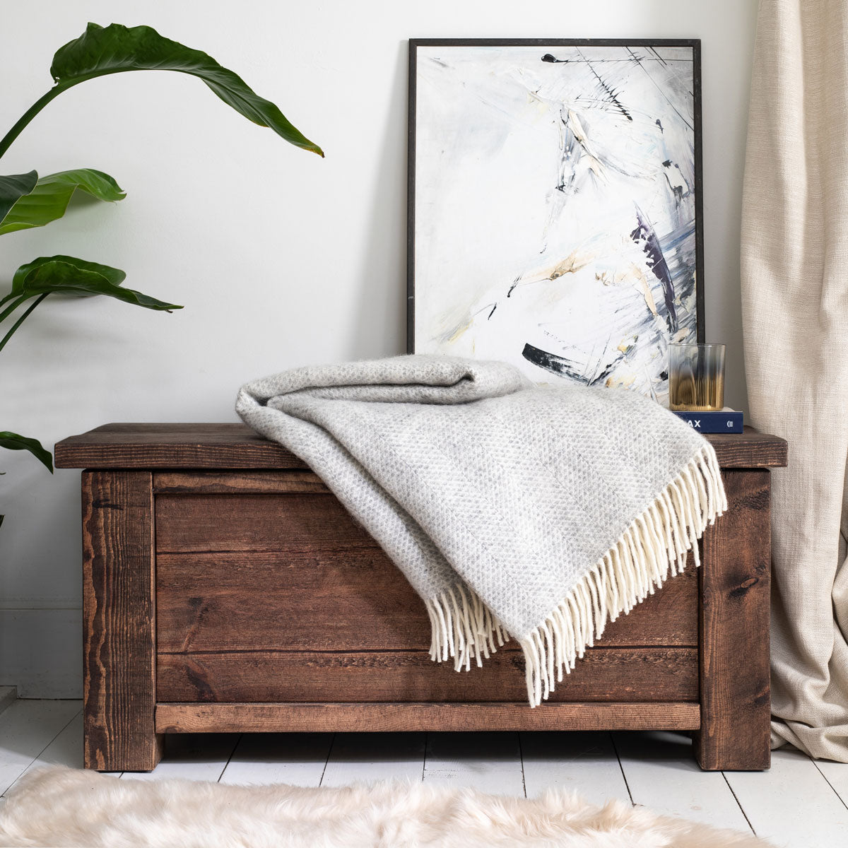 Coleridge Wooden Storage Chest -