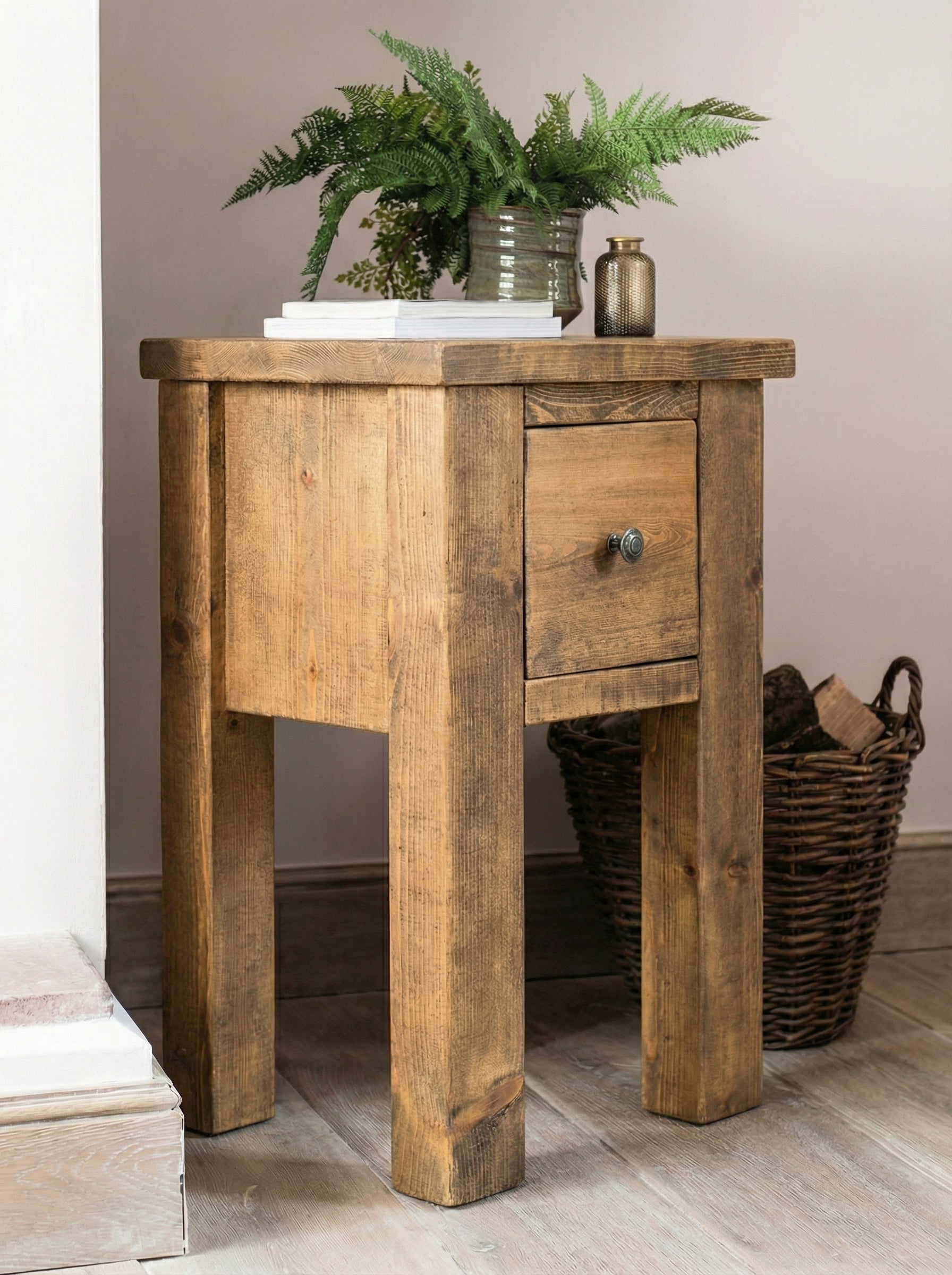 Coleridge Side Table with Drawer - Side Tables