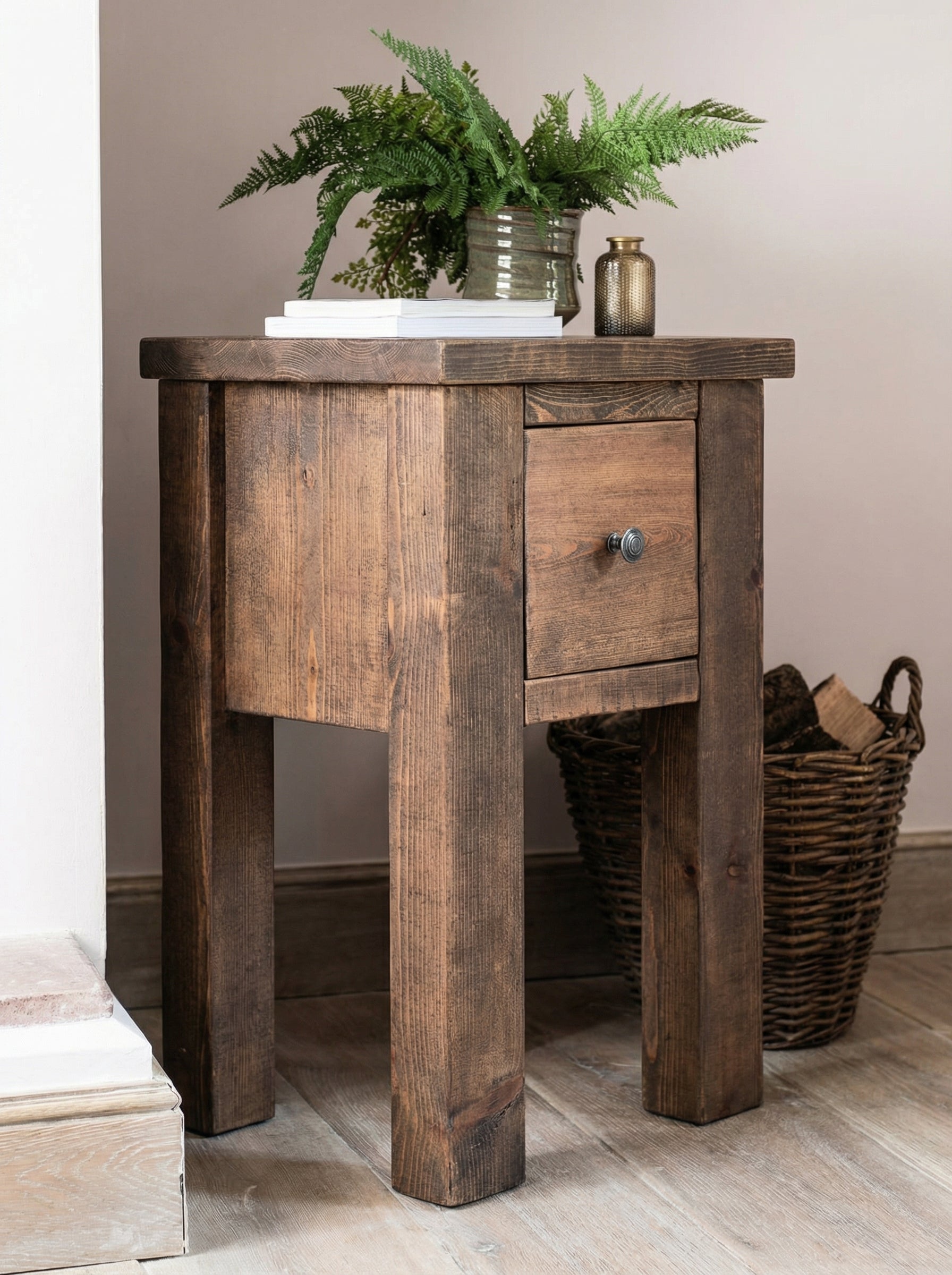 Coleridge Side Table with Drawer - Side Tables