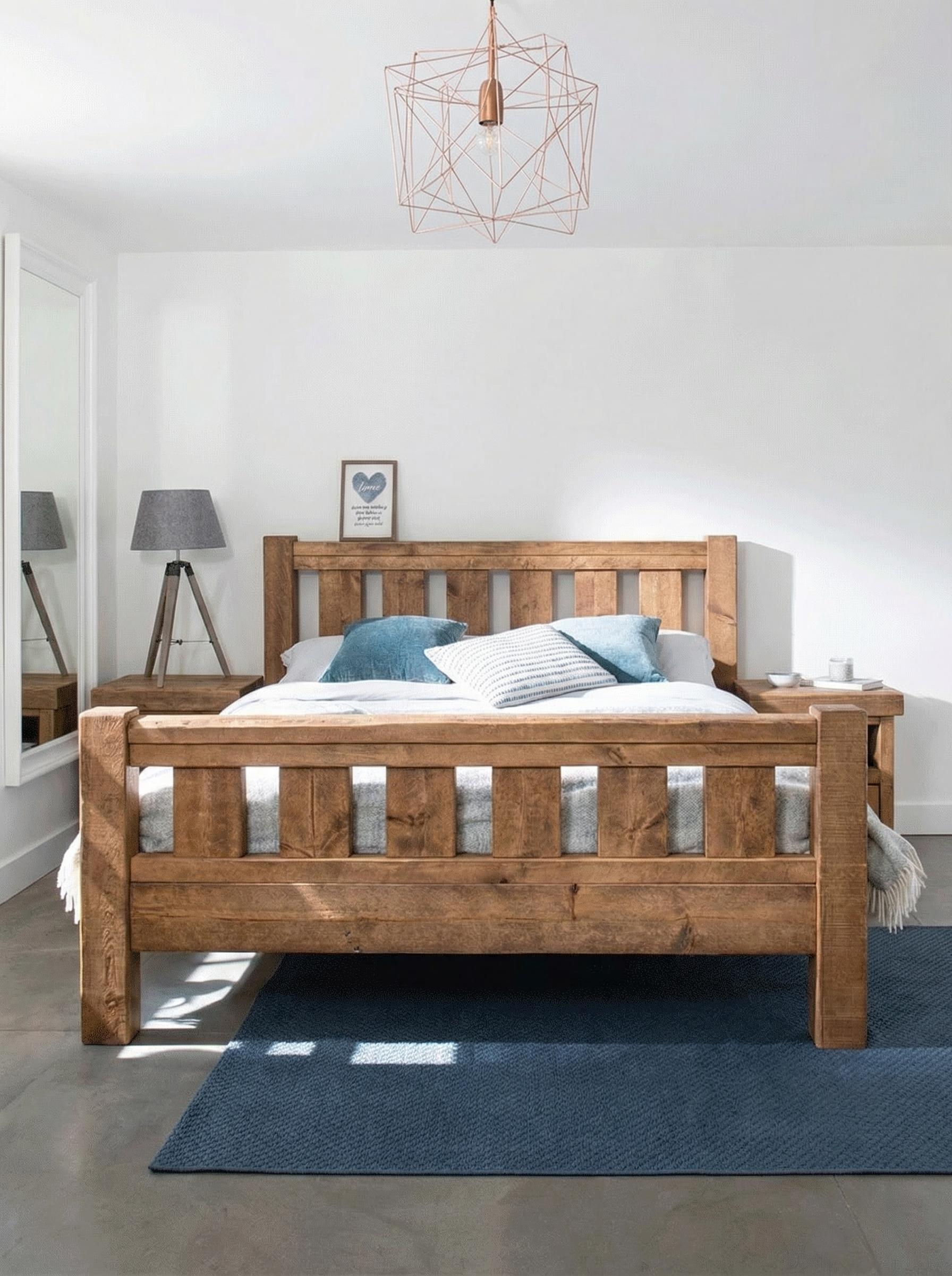 Derwent Bed Frame With Footboard - Bed Frames
