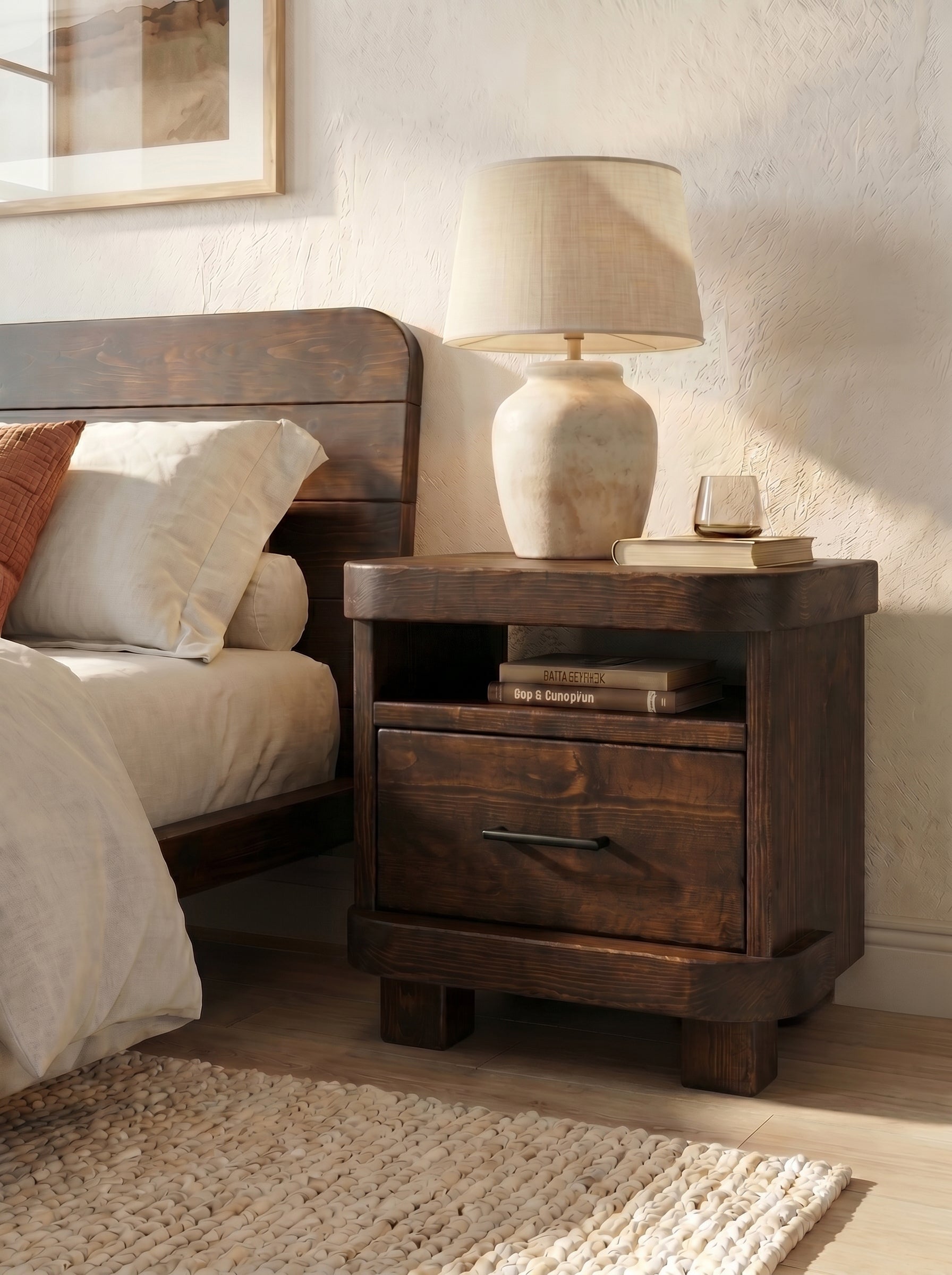 Eskdale Bedside Table - Bedside Tables