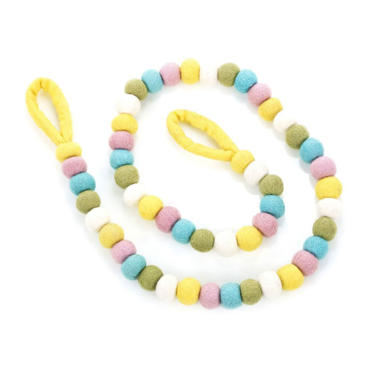 Felted Wool Pastel Garland - Garlands & Decorations