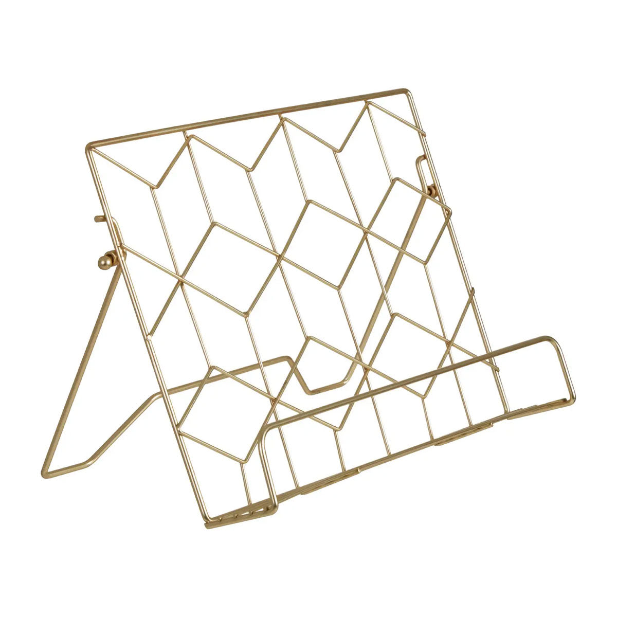Gold Metal Cook Book Stand - Kitchenware