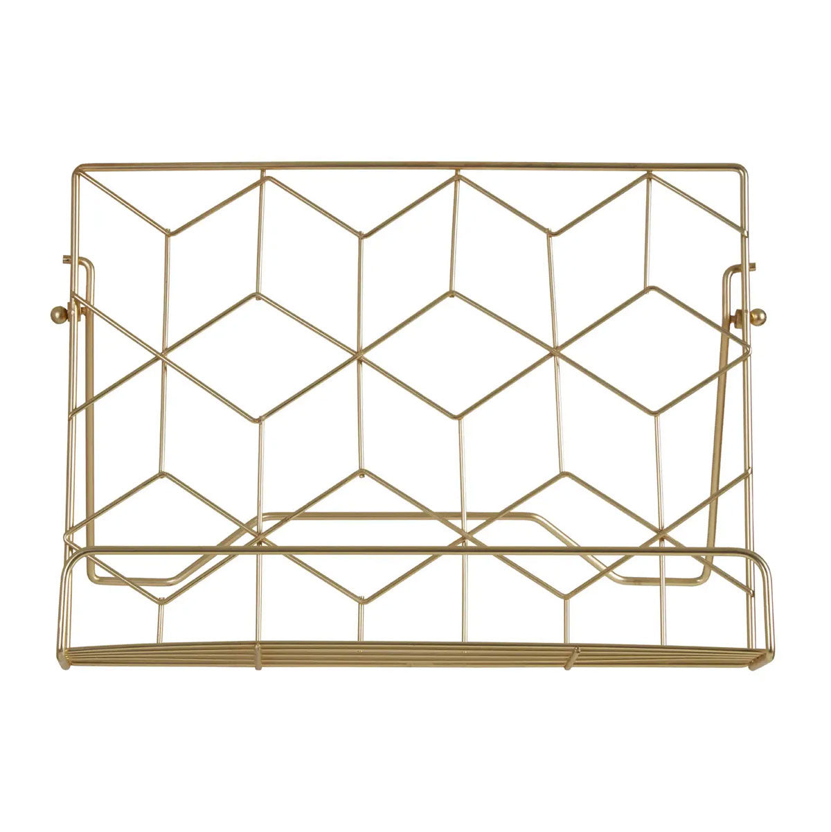 Gold Metal Cook Book Stand - Kitchenware