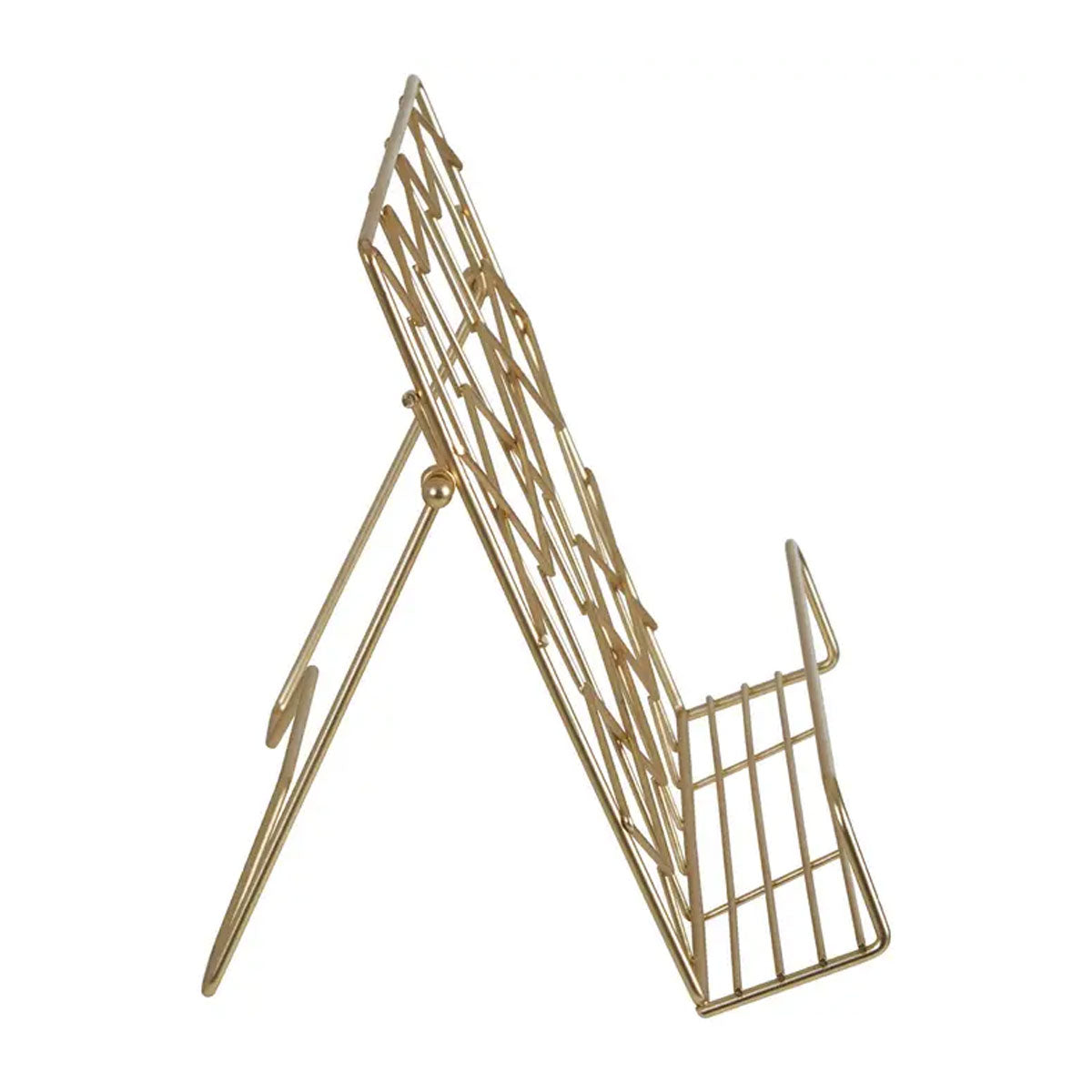 Gold Metal Cook Book Stand - Kitchenware