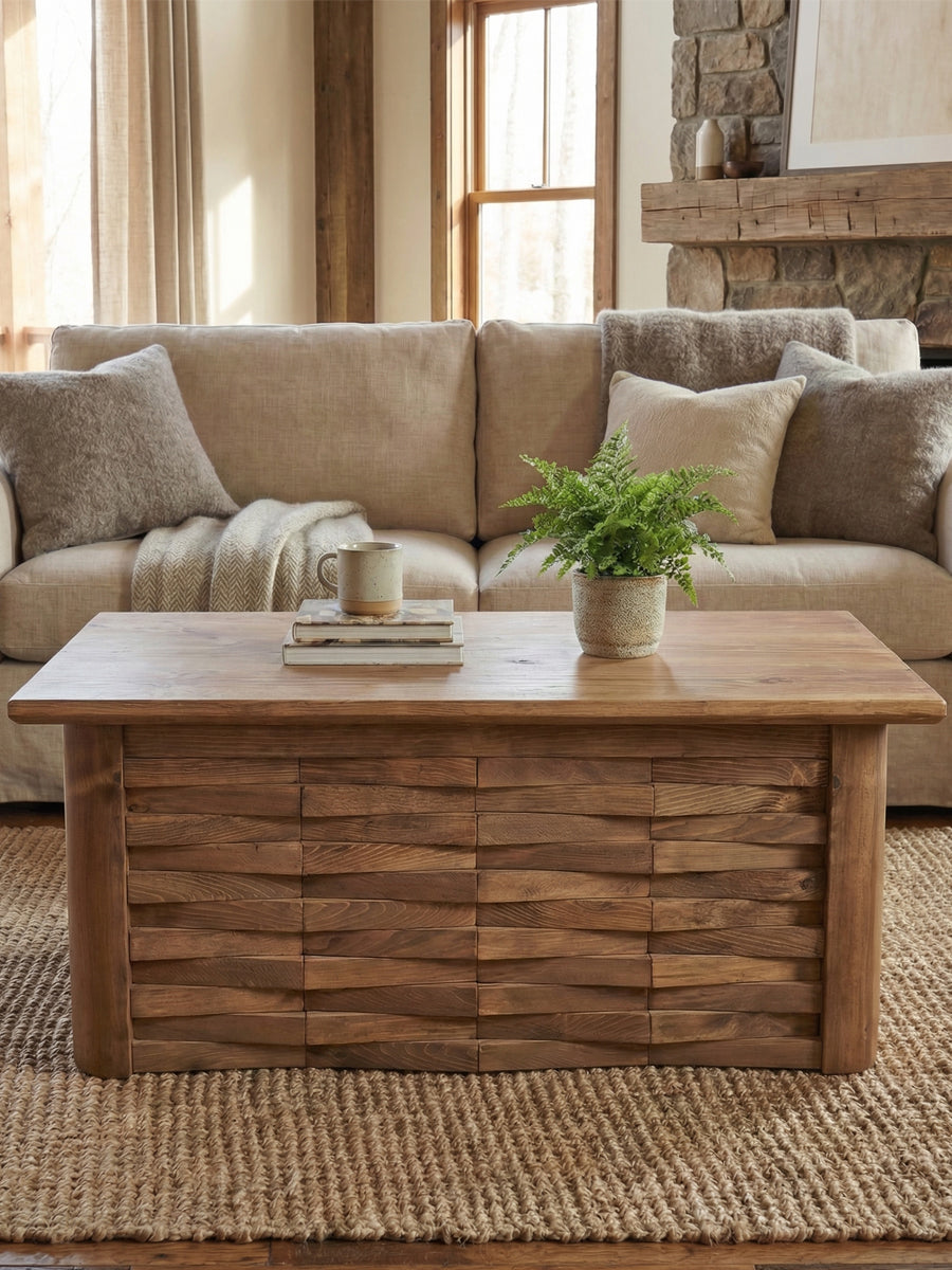 Haverton Column Coffee Table With Storage