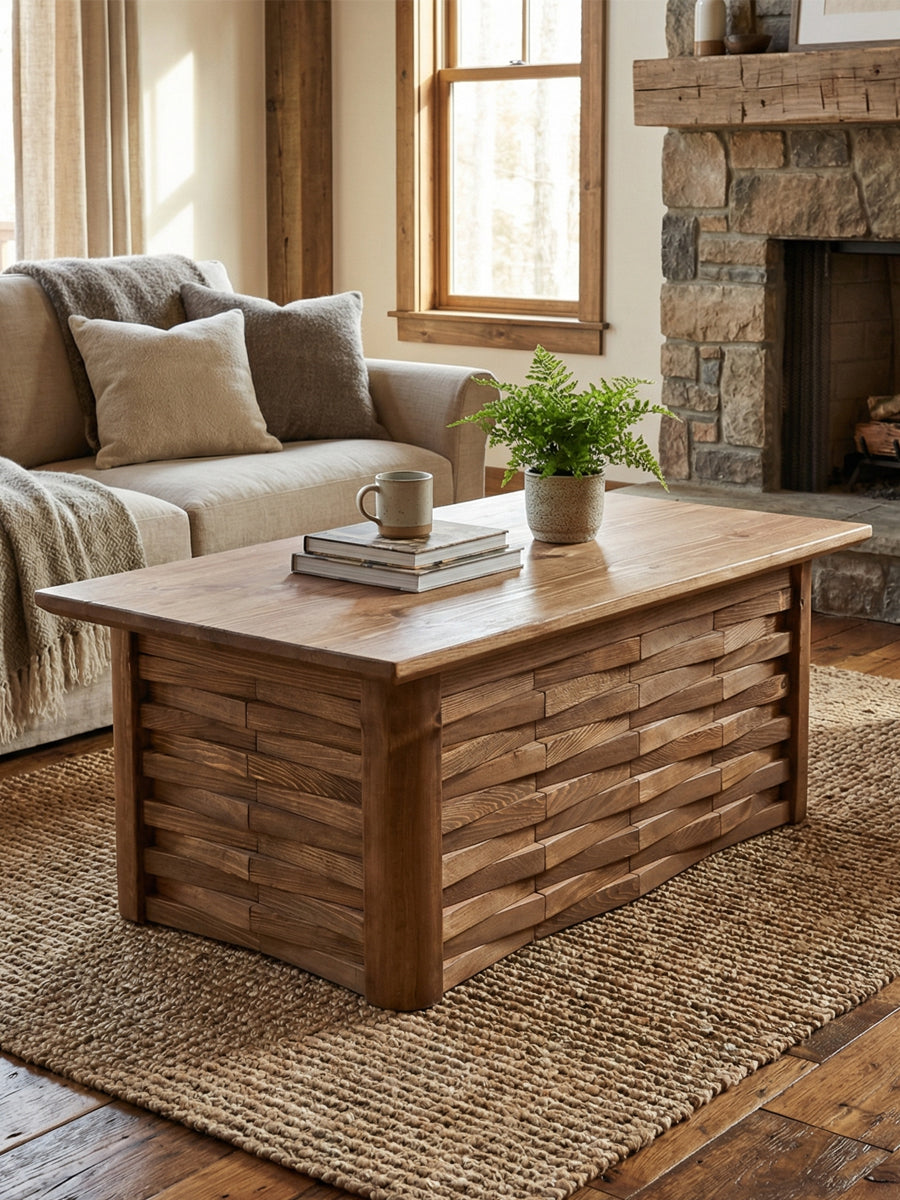 Haverton Column Coffee Table With Storage