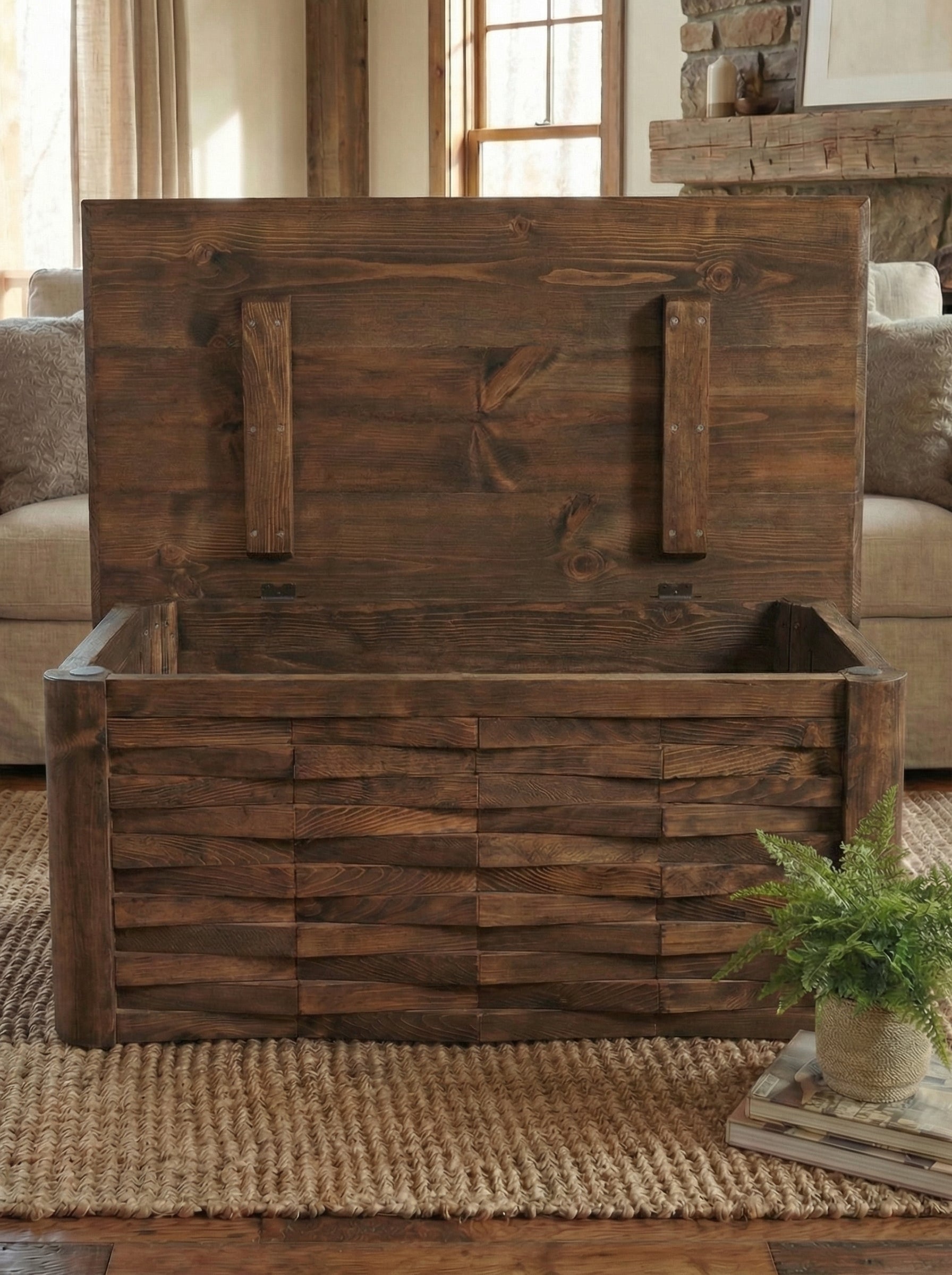 Haverton Column Coffee Table With Storage