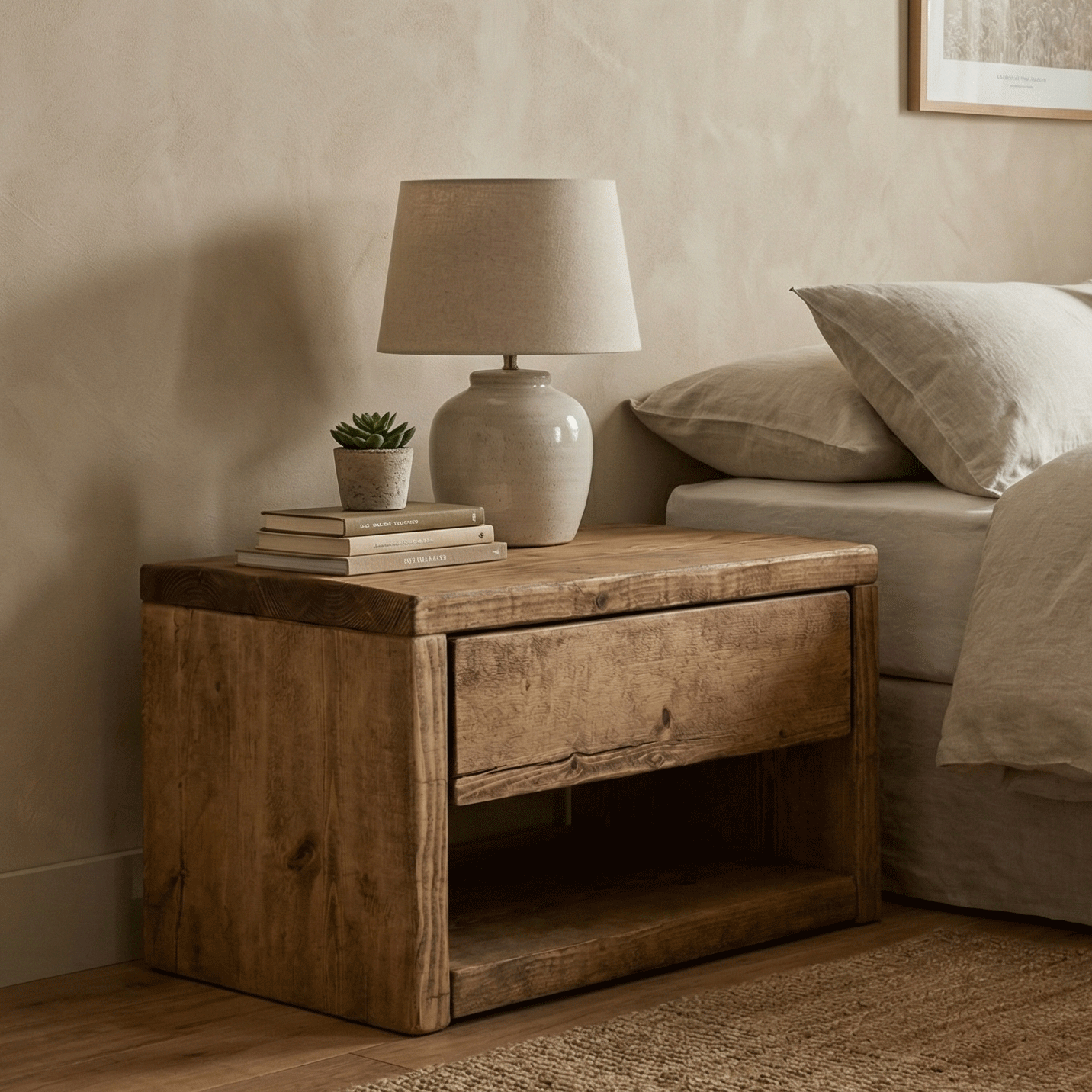 Pandon Bedside Table
