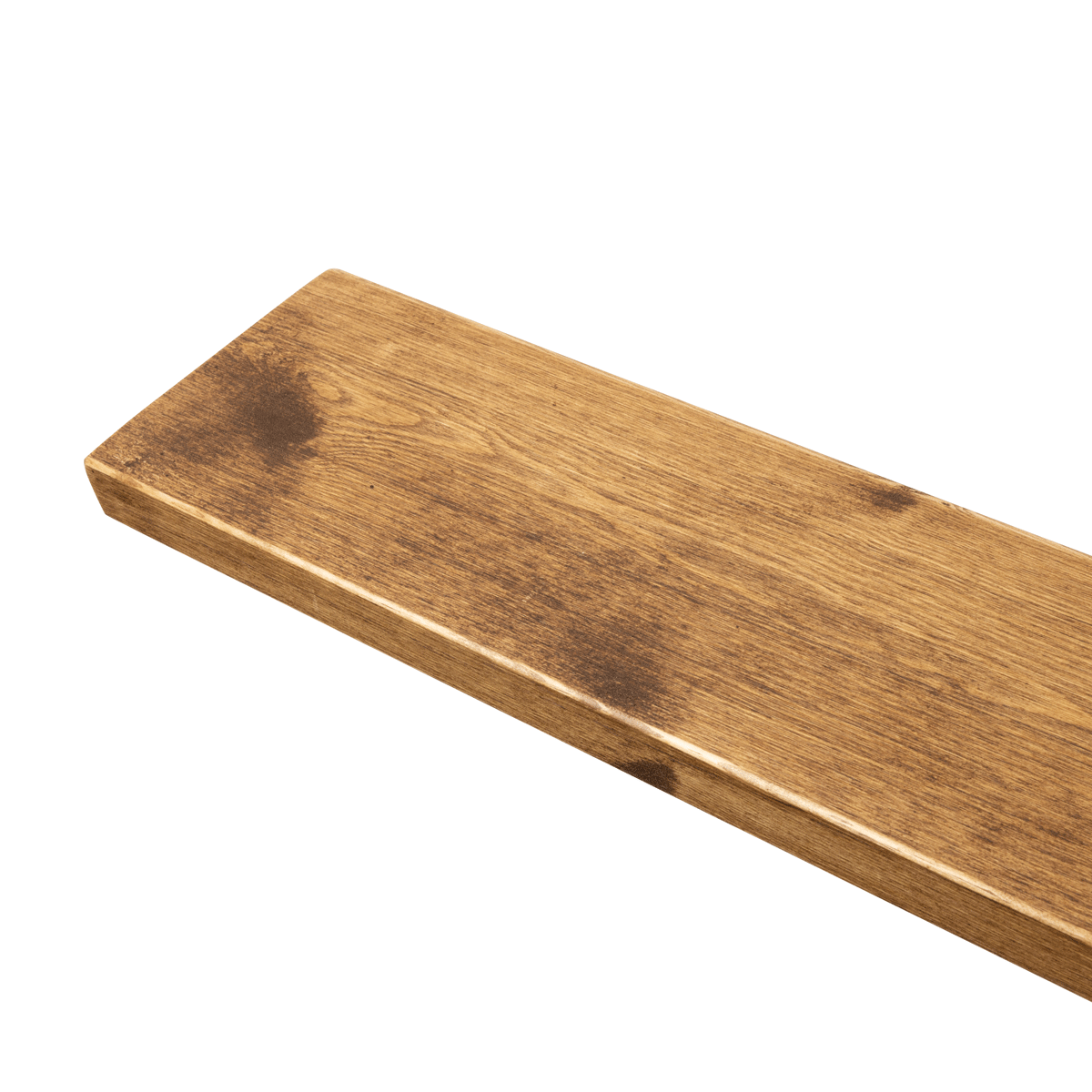 Rustic Floating Shelf 14.5cm x 3.5cm - Medium Oak