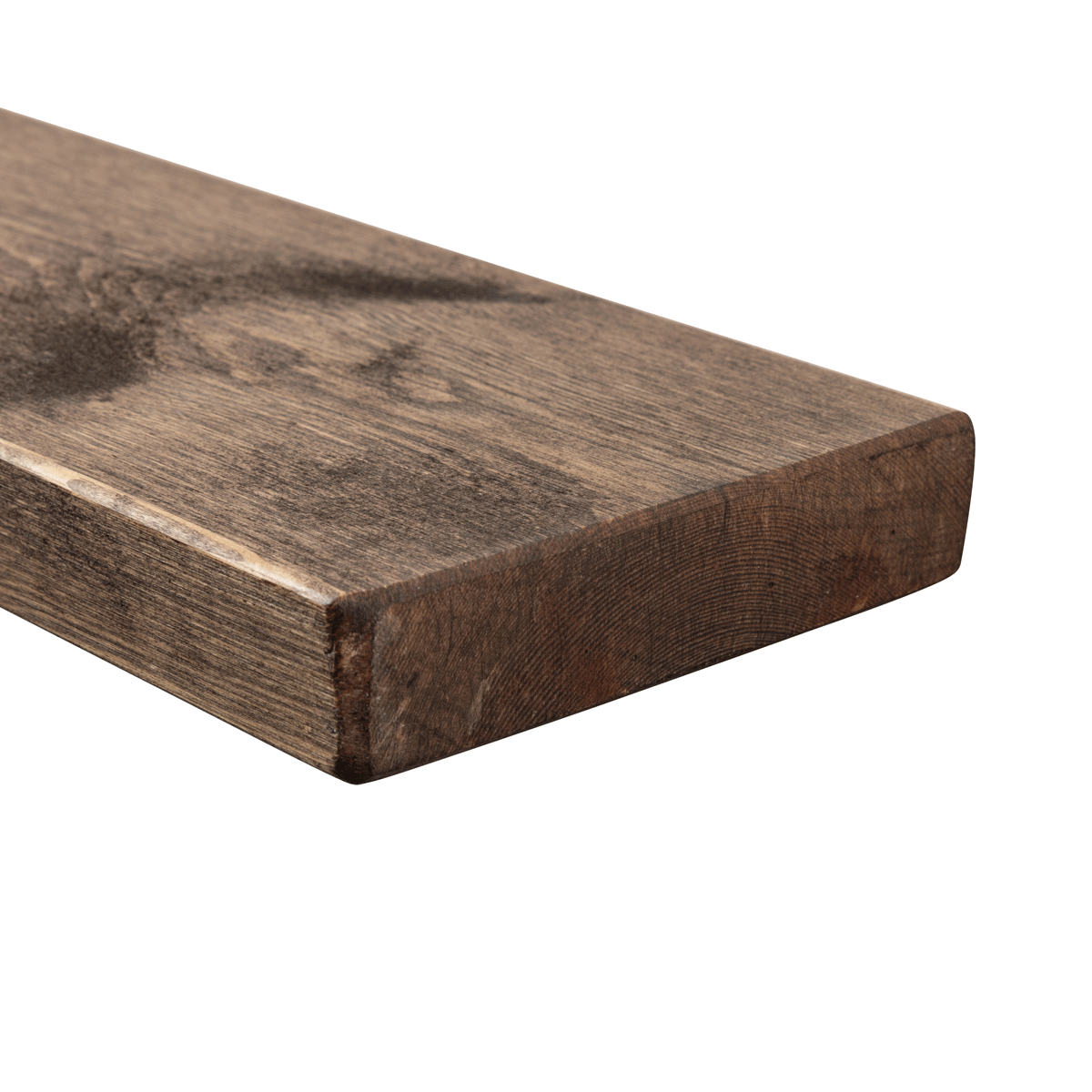 Rustic Floating Shelf 14.5cm x 3.5cm - Walnut