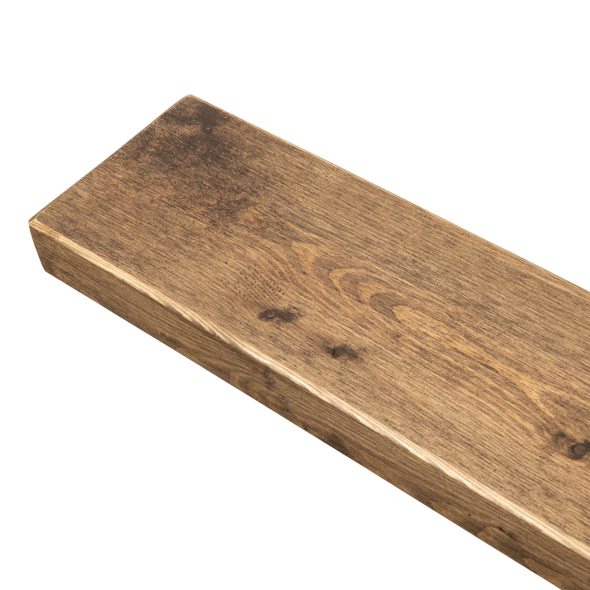 Rustic Floating Shelf 14.5cm x 4.5cm - Smoke Pine