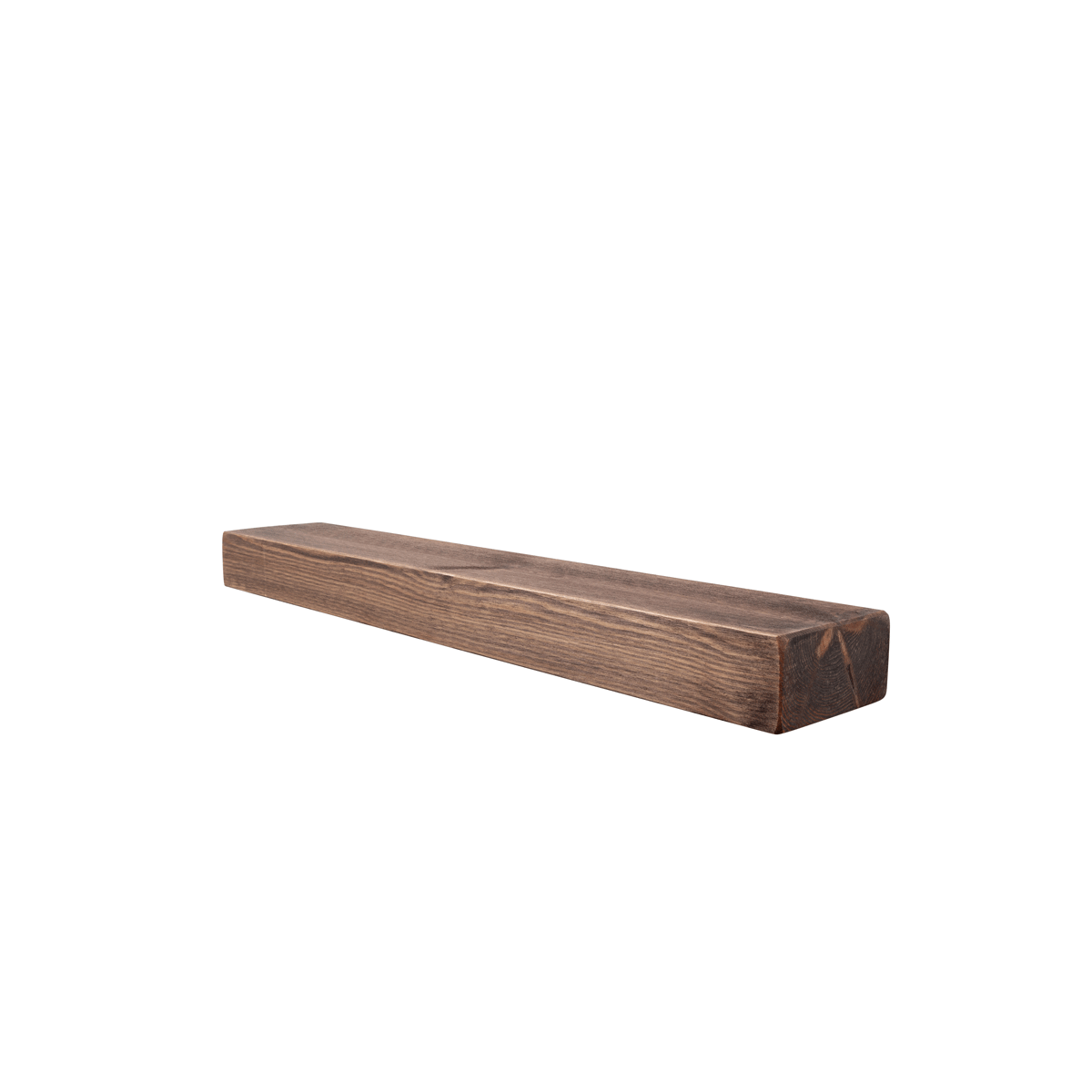 Rustic Floating Shelf 14.5cm x 7cm - Walnut
