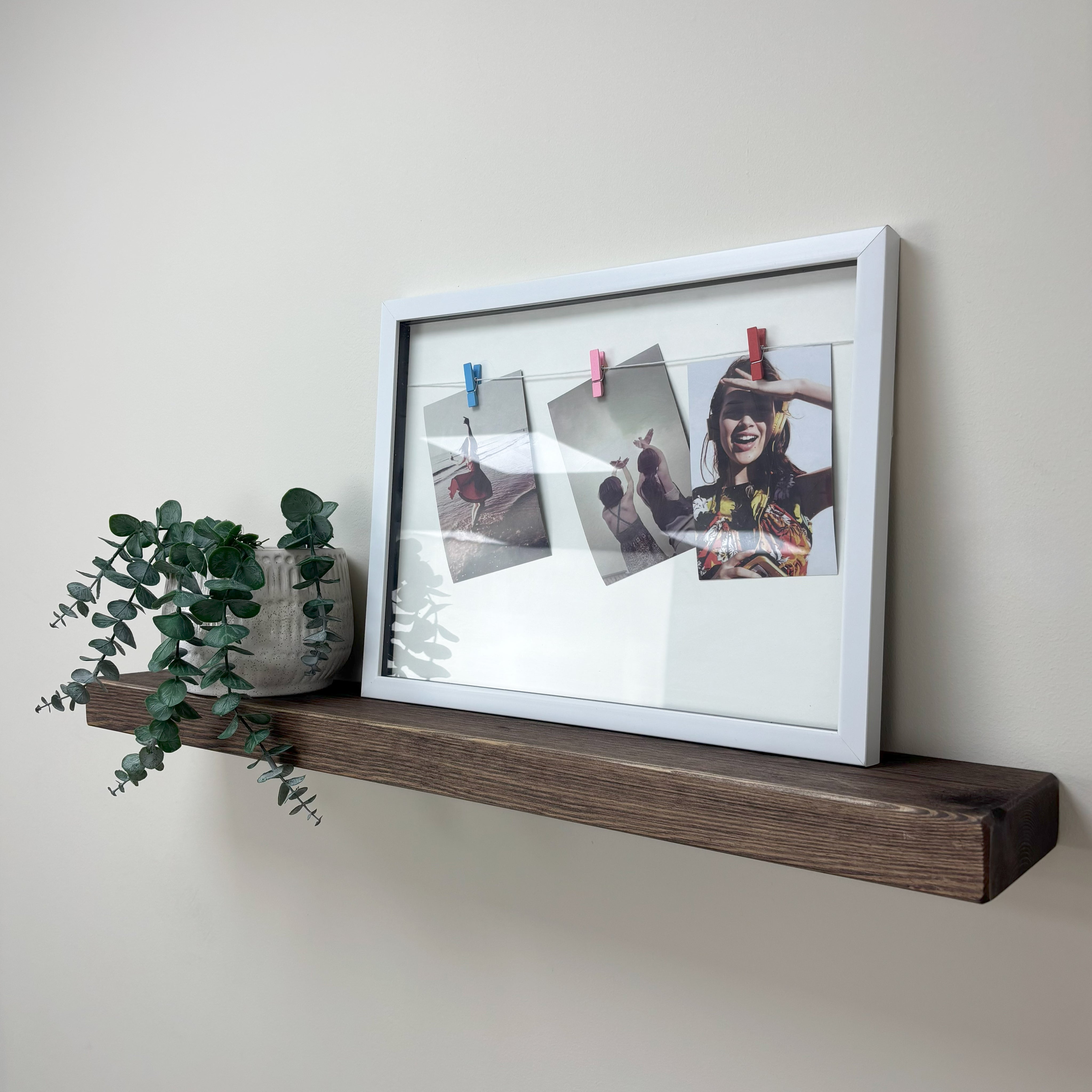 Rustic Floating Shelf - 14.5cm x 4.5cm -