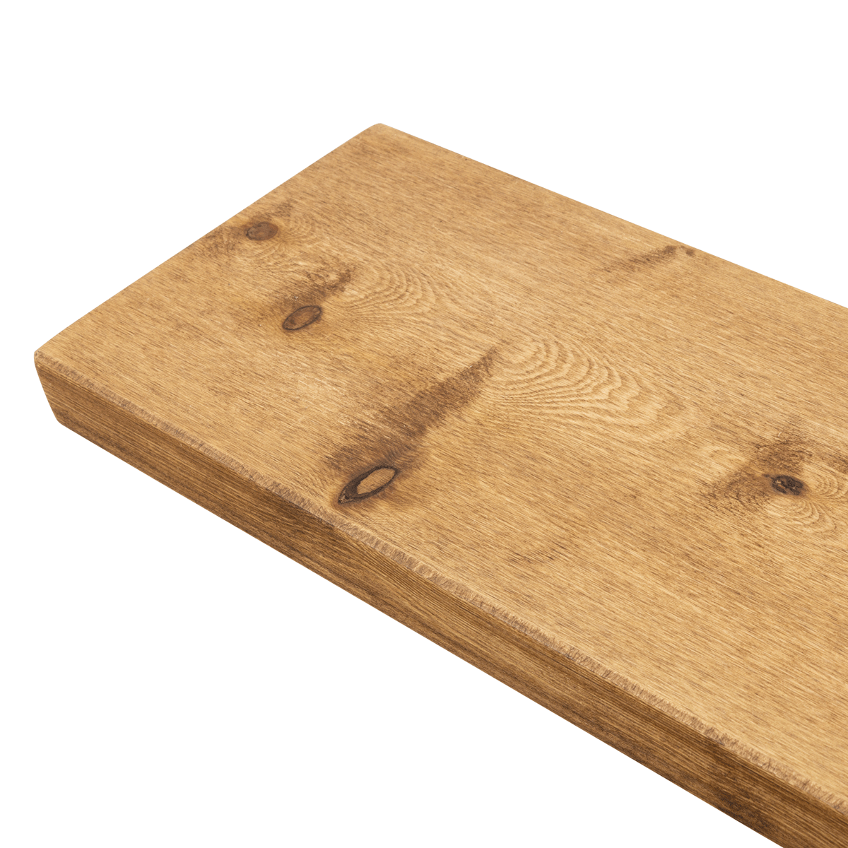 Rustic Floating Shelf 22cm x 4.5cm - Medium Oak