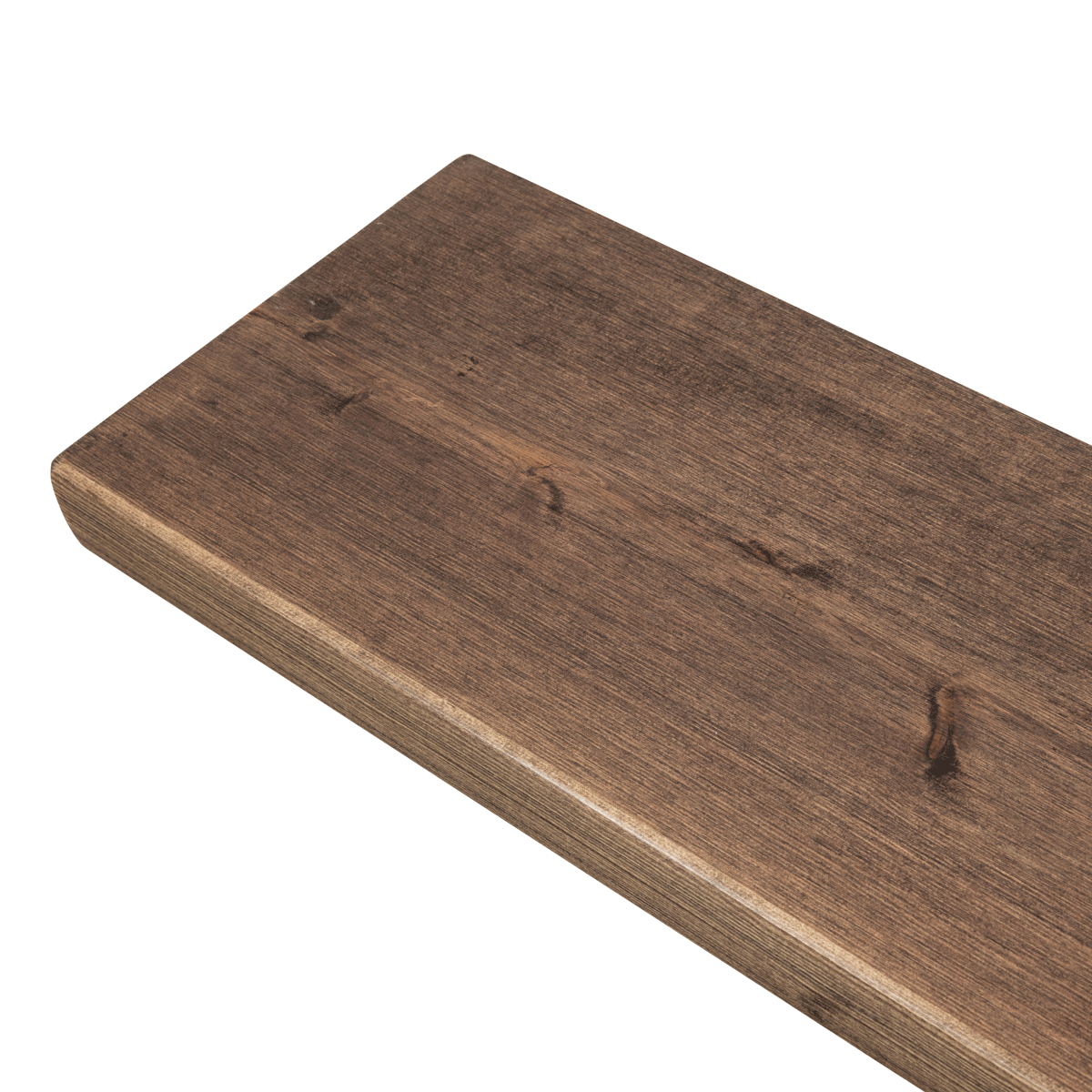 Rustic Floating Shelf 22cm x 4.5cm - Walnut