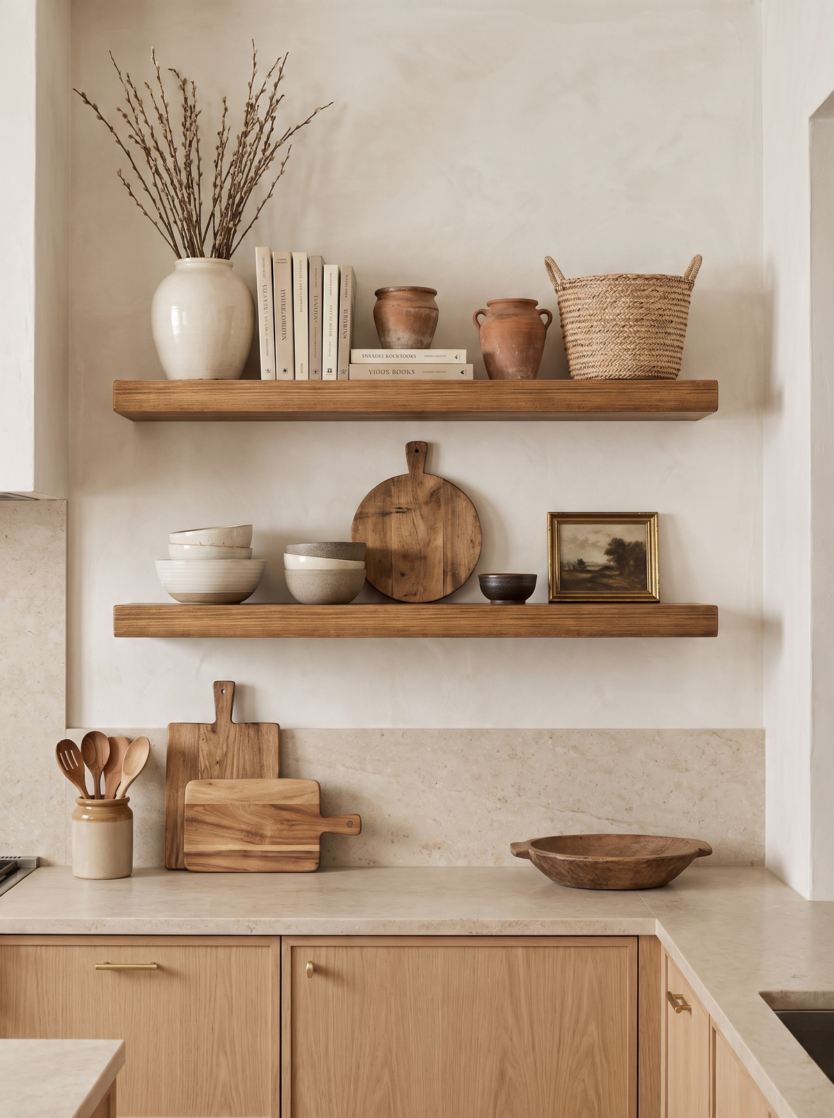 Rustic Floating Shelf - 22cm x 7cm