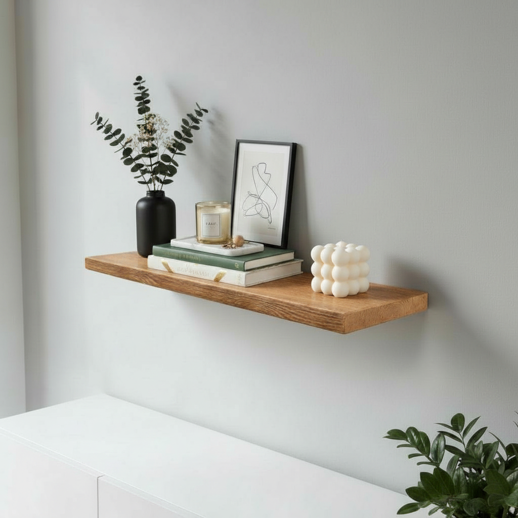 Rustic Floating Shelf - 22cm x 3.5cm