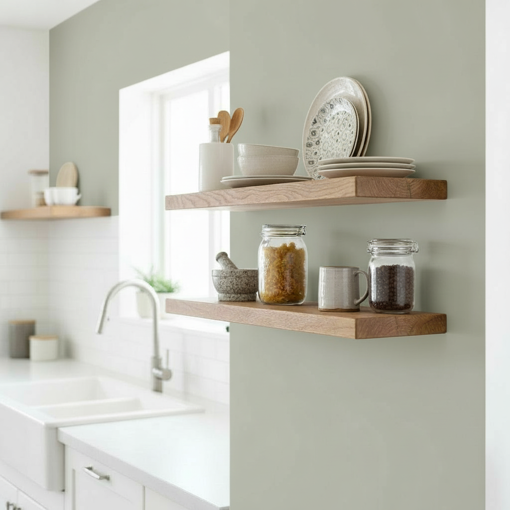 Rustic Floating Shelf - 22cm x 4.5cm