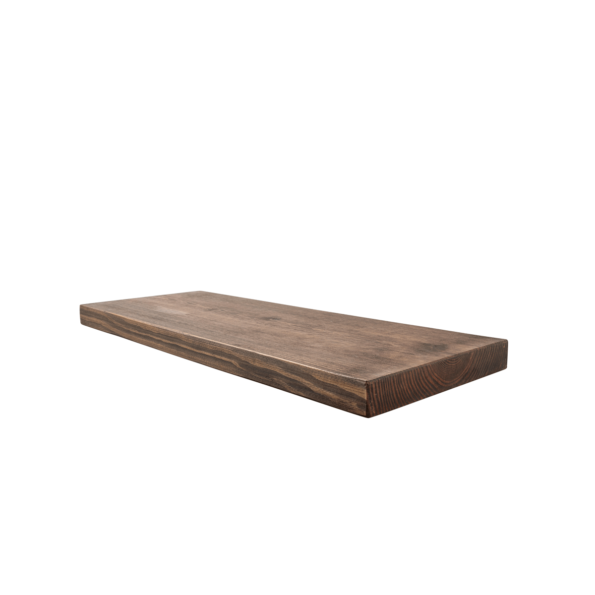 Rustic Floating Shelf 29cm x 4.5cm - Walnut