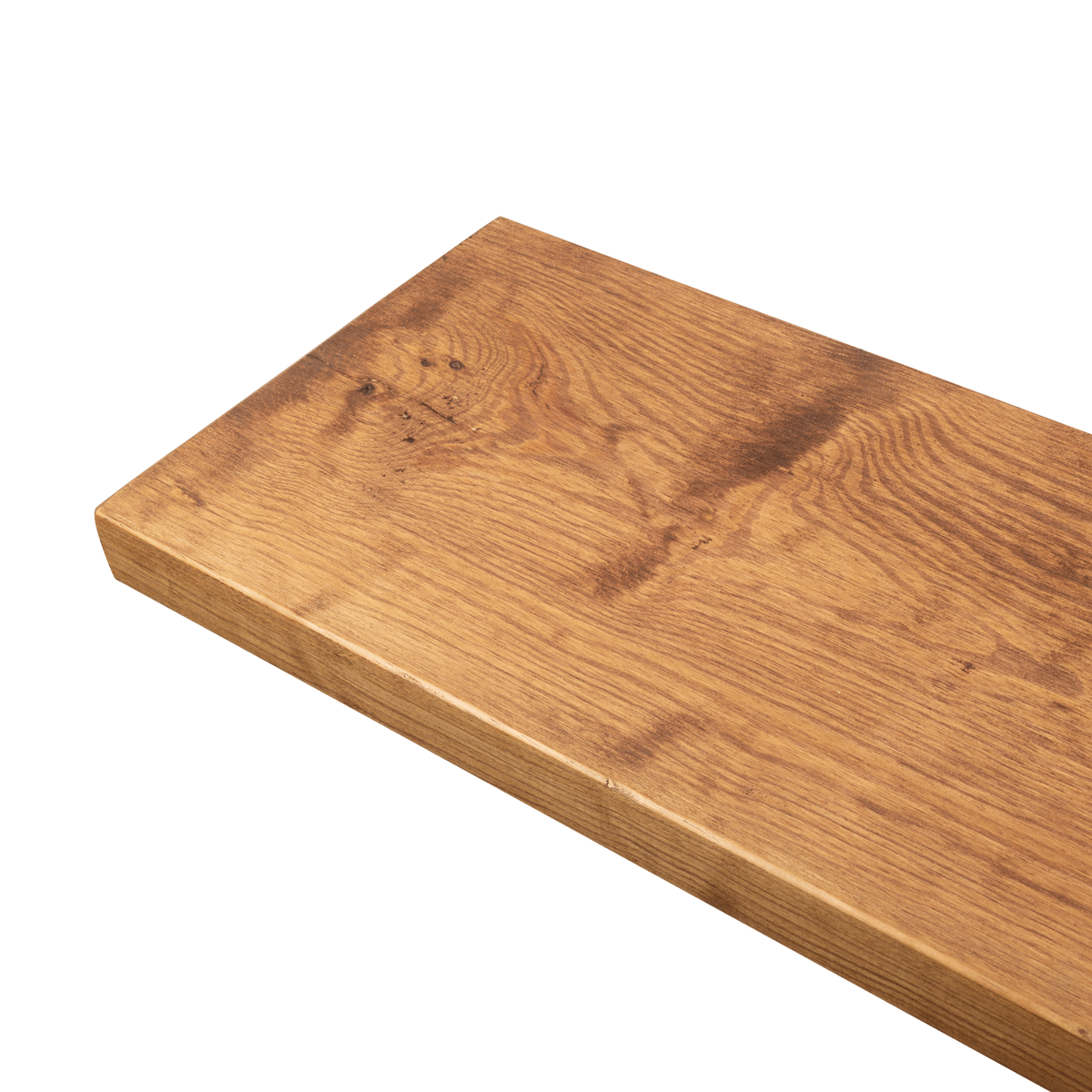 Rustic Floating Shelf 29cm x 4.5cm - Teak