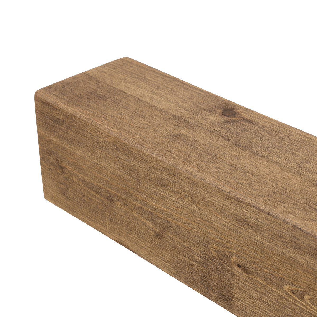 Rustic Mantel Beam 14.5cm x 14.5cm - Smoke Pine